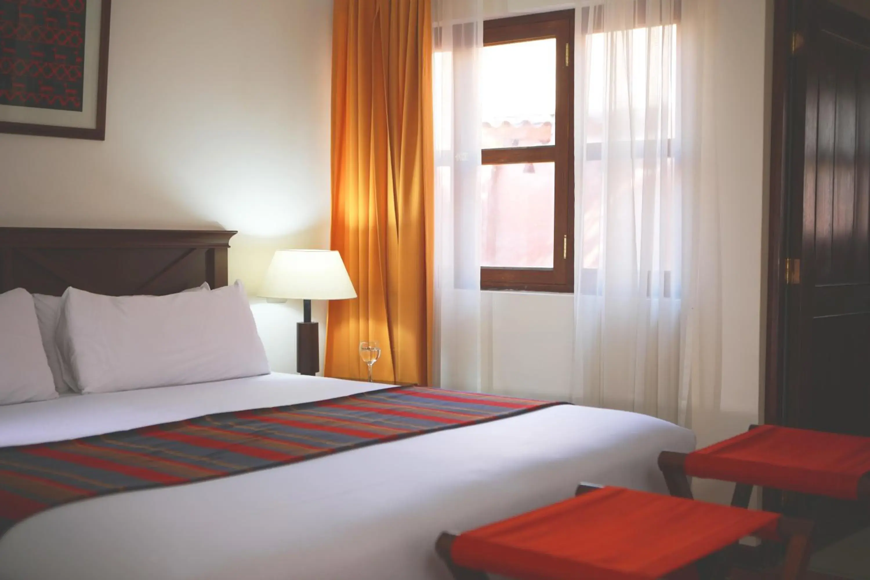 Bed in Hotel San Agustin Urubamba Bed in Hotel San Agustin Urubamba