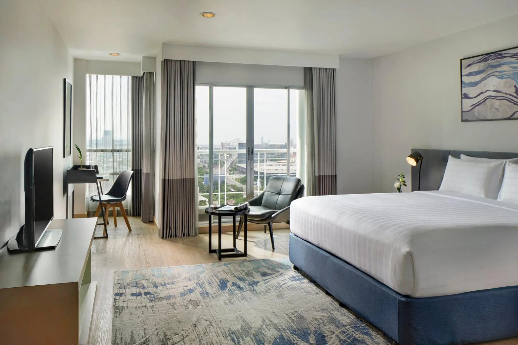 Photo of the whole room, Bed in Shama Lakeview Asoke Bangkok