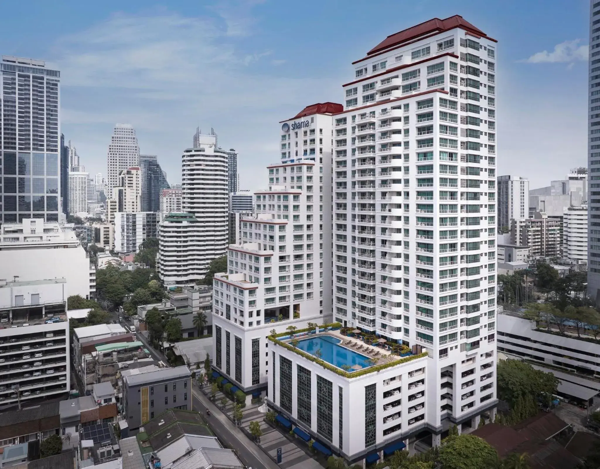 Property building in Shama Lakeview Asoke Bangkok Property building in Shama Lakeview Asoke Bangkok