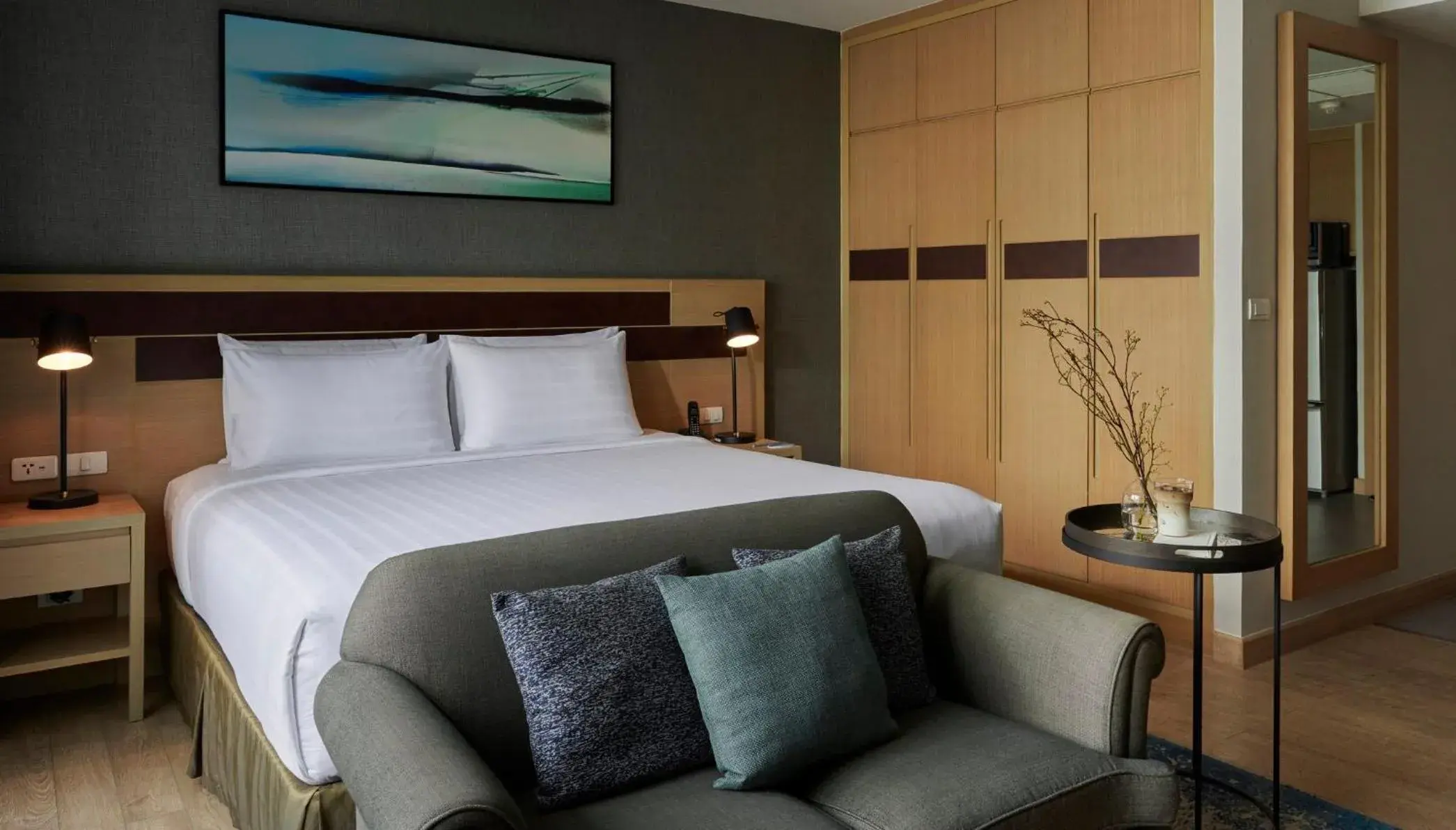 Photo of the whole room, Bed in Shama Lakeview Asoke Bangkok Photo of the whole room, Bed in Shama Lakeview Asoke Bangkok