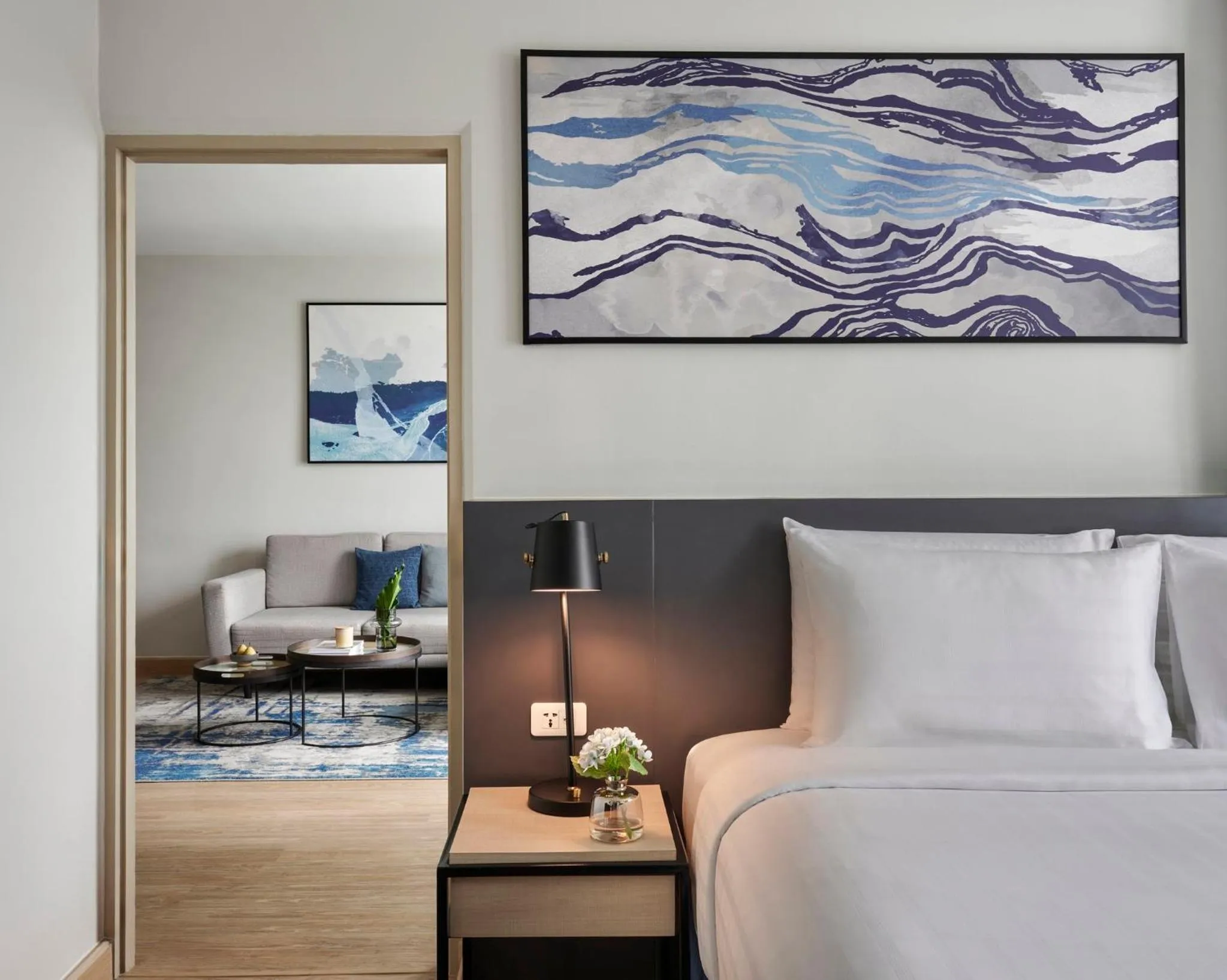 Photo of the whole room, Bed in Shama Lakeview Asoke Bangkok