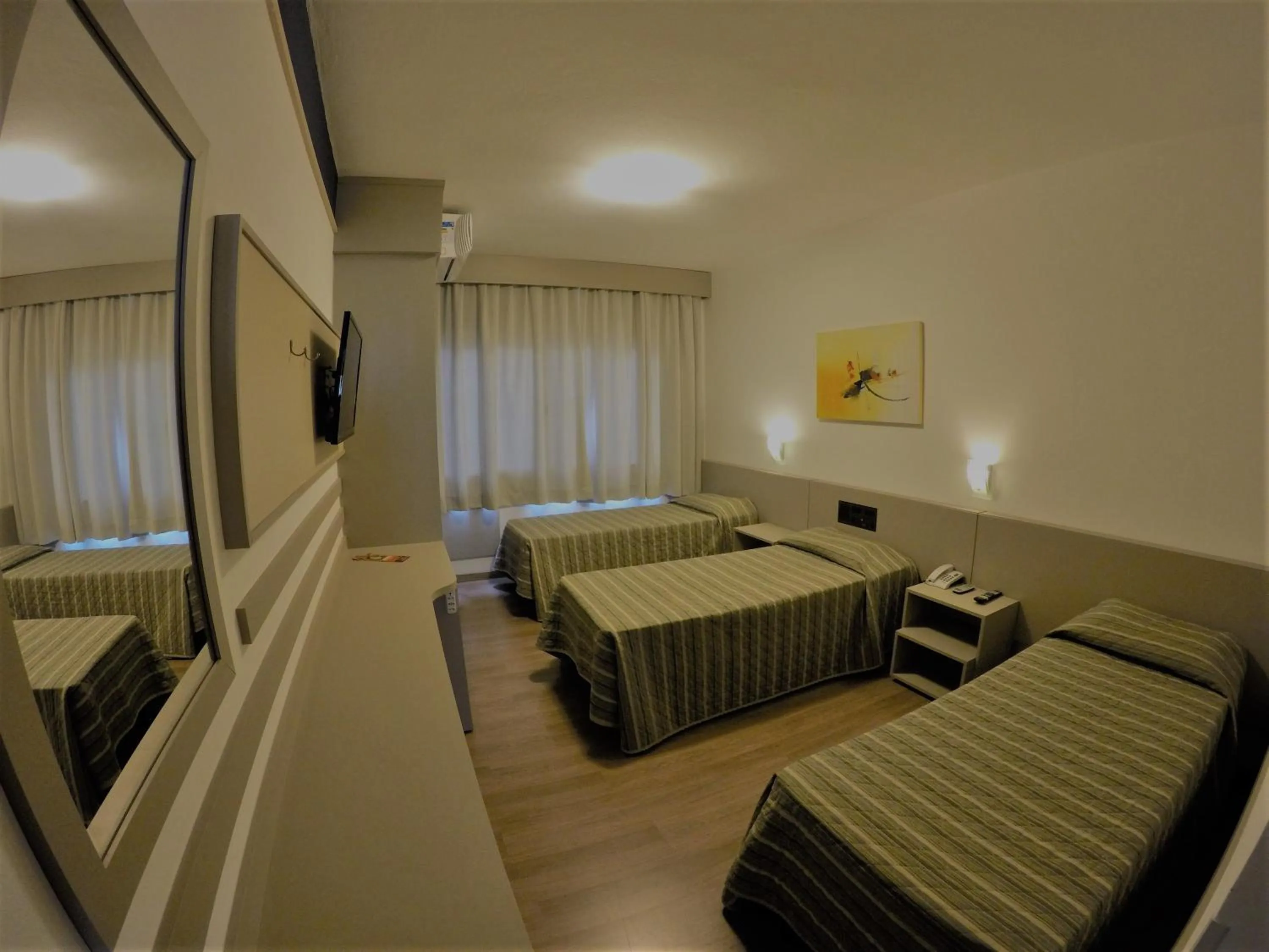 Bed in Hotel Gracher Praia