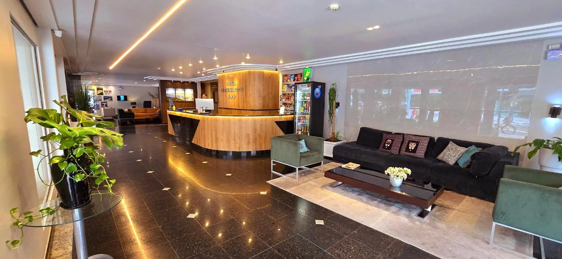Lobby or reception in Hotel Gracher Praia