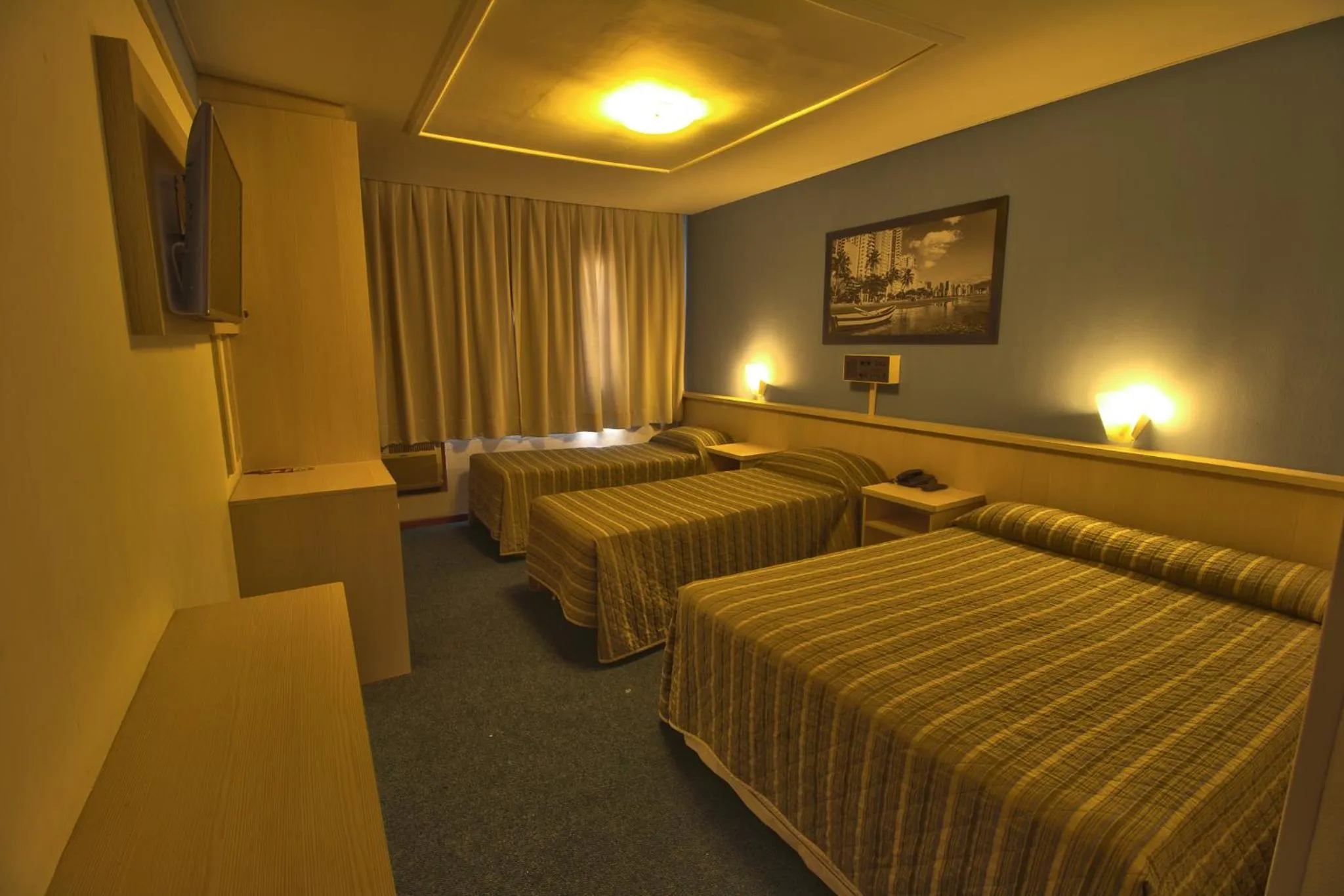 Bed in Hotel Gracher Praia