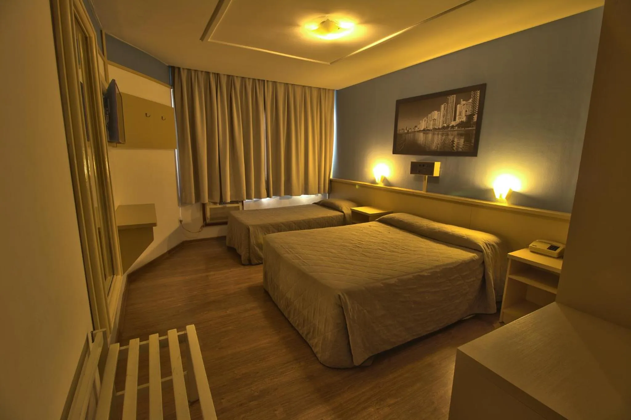 Bed in Hotel Gracher Praia