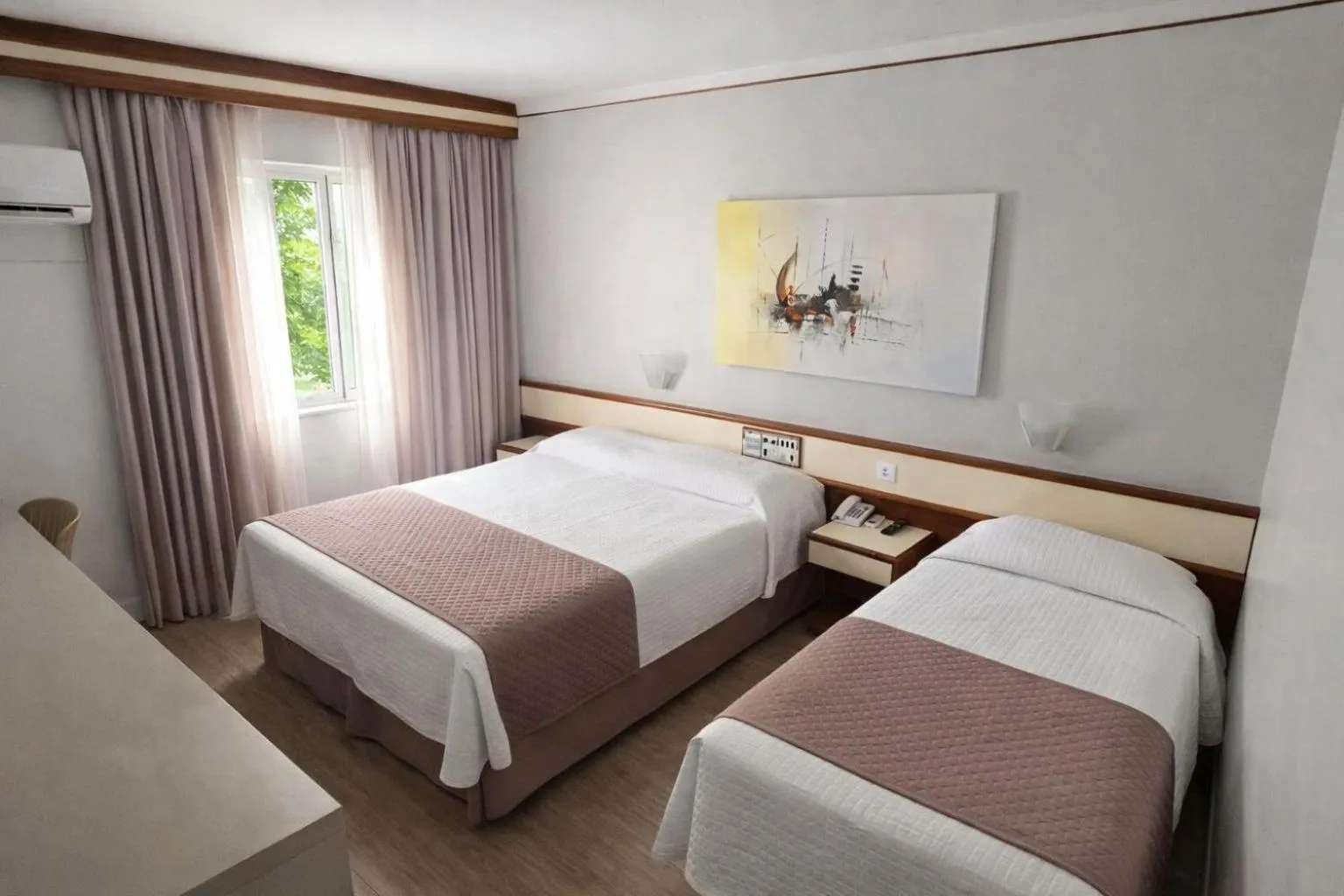 Bedroom, Bed in Hotel Gracher Praia