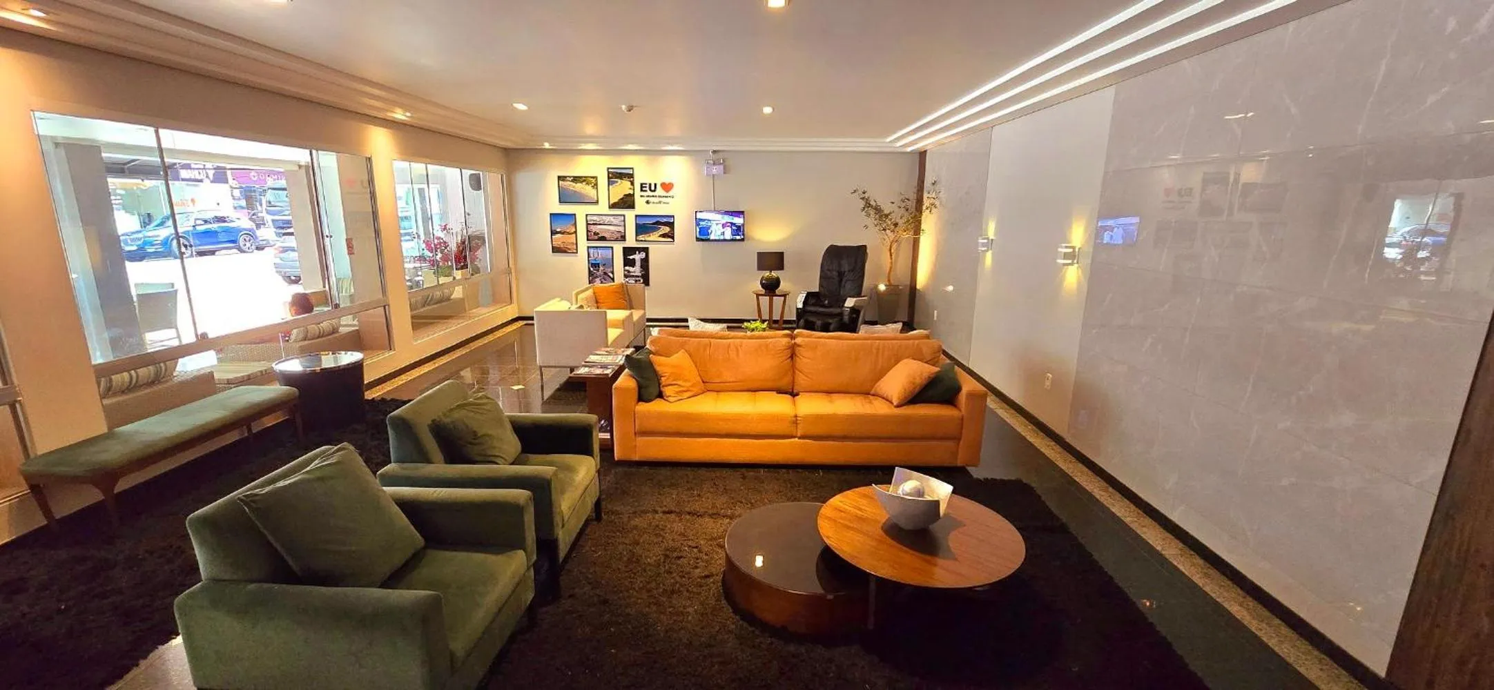 Living room in Hotel Gracher Praia