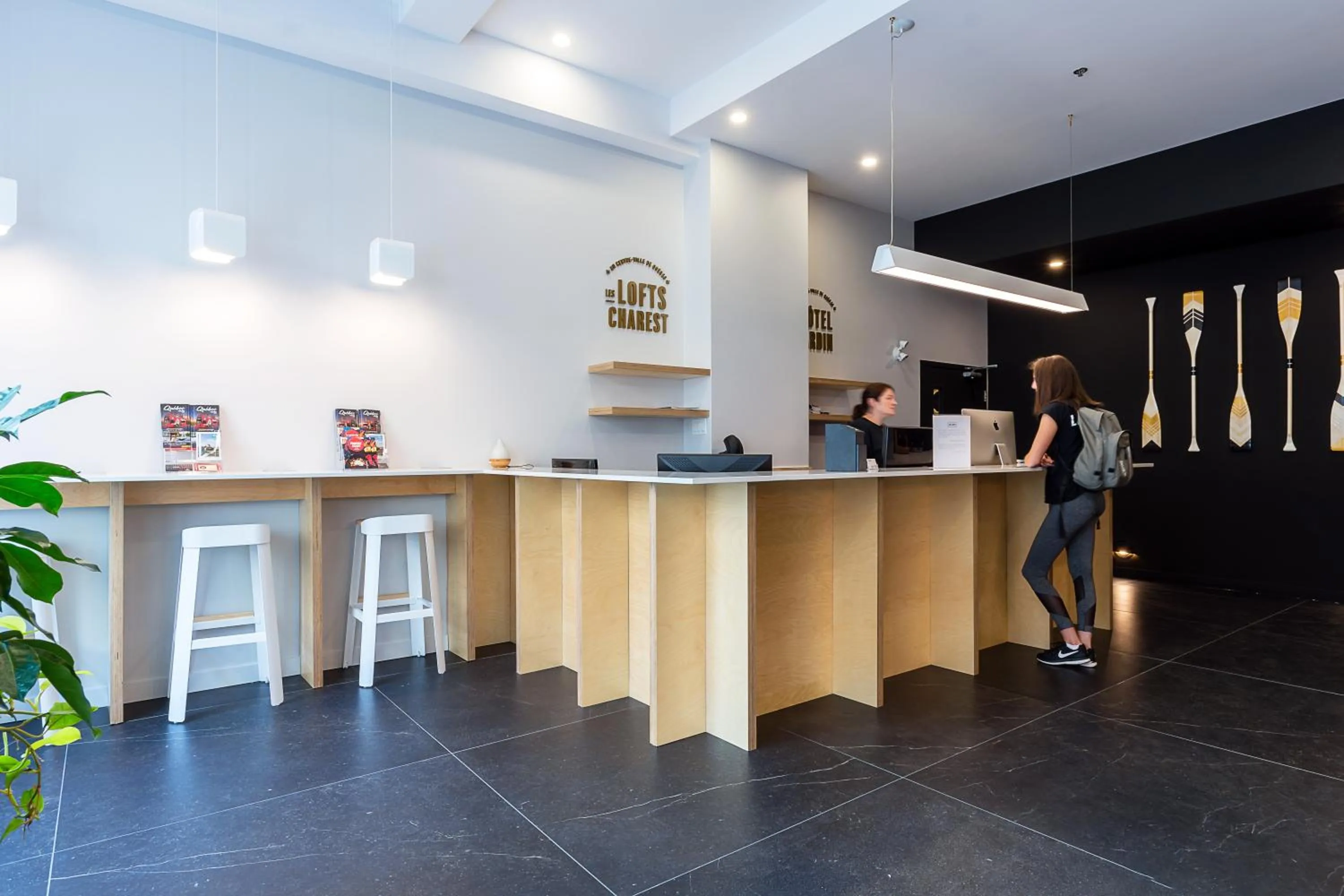 Lobby or reception in Hôtel du Jardin - Par Les Lofts Vieux-Québec