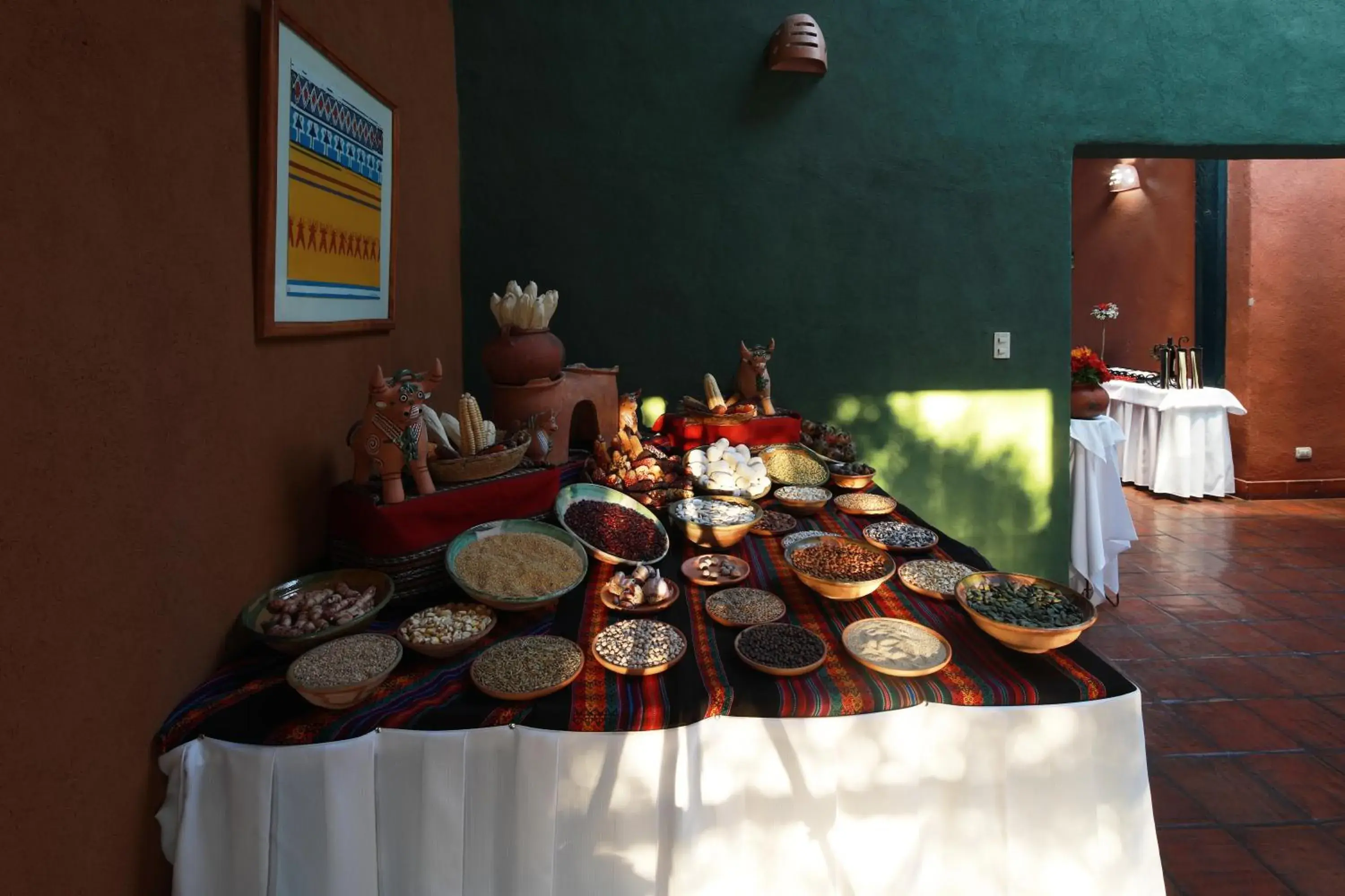 Food and drinks in San Agustin Monasterio de la Recoleta Food and drinks in San Agustin Monasterio de la Recoleta