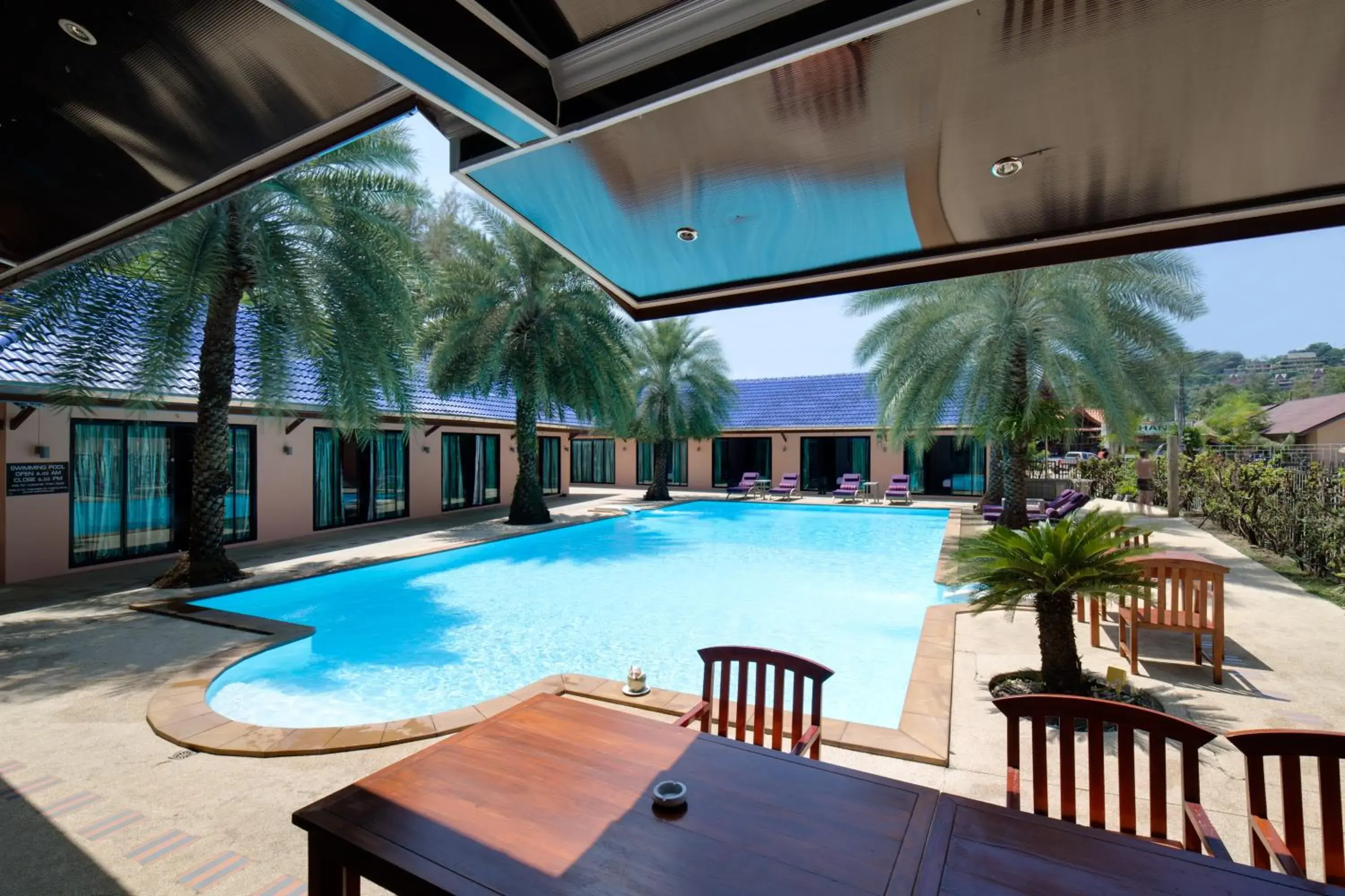 Pool view in MA MAISON BOUTIQUE HOTEL. in PHUKET Pool view in MA MAISON BOUTIQUE HOTEL. in PHUKET