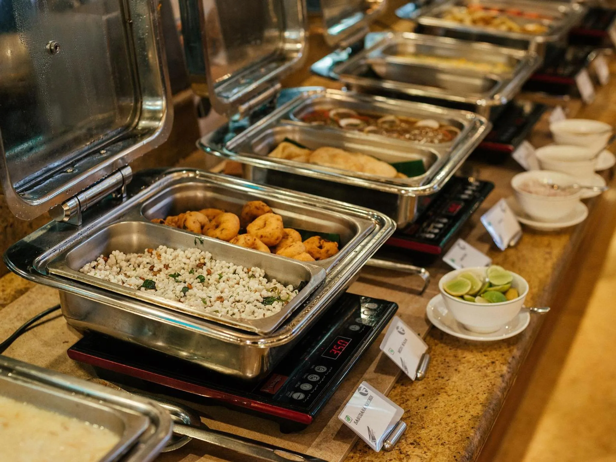 Buffet breakfast in Acron Candolim Regina