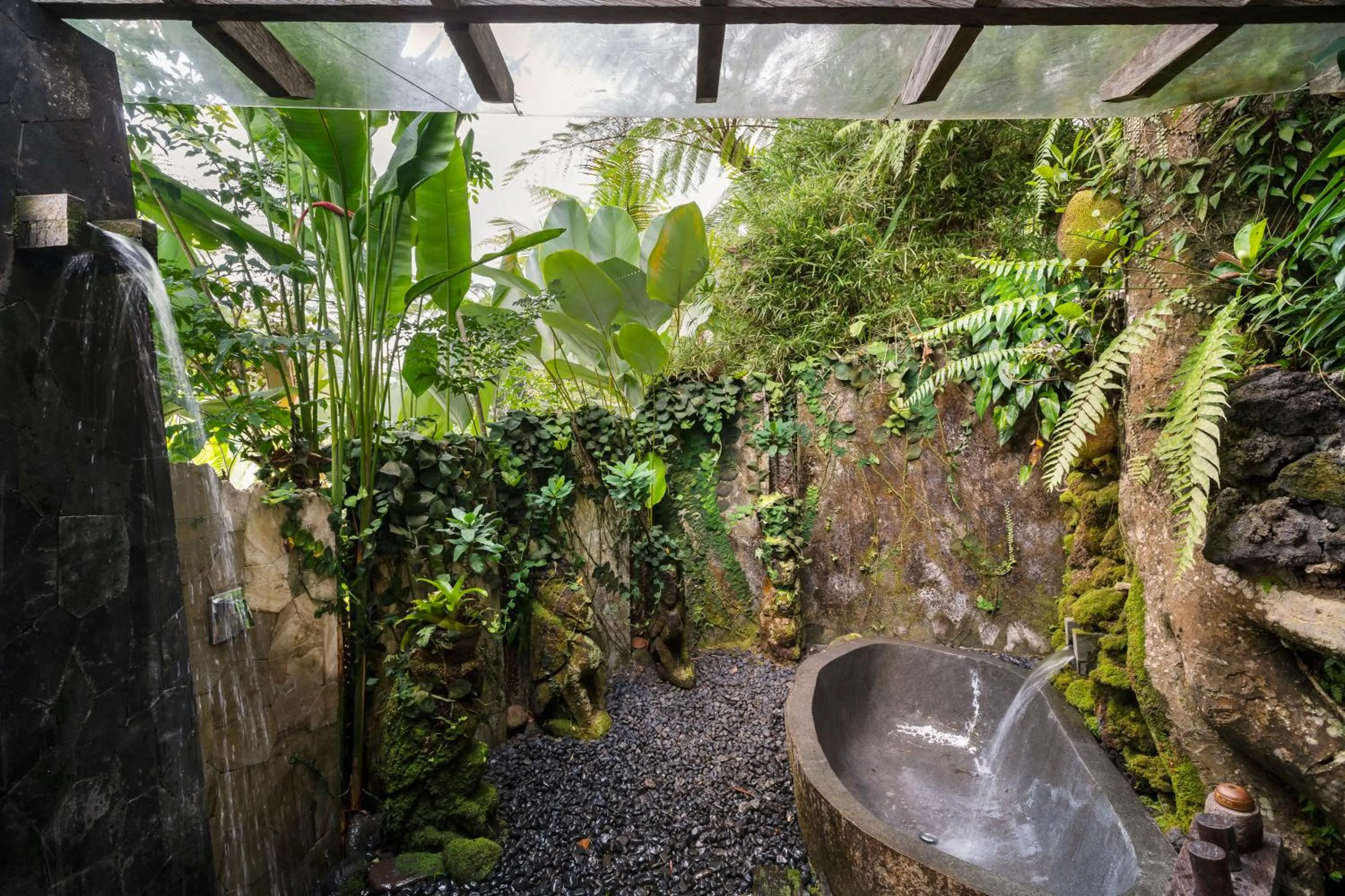 Shower in Adiwana Dara Ayu Villas