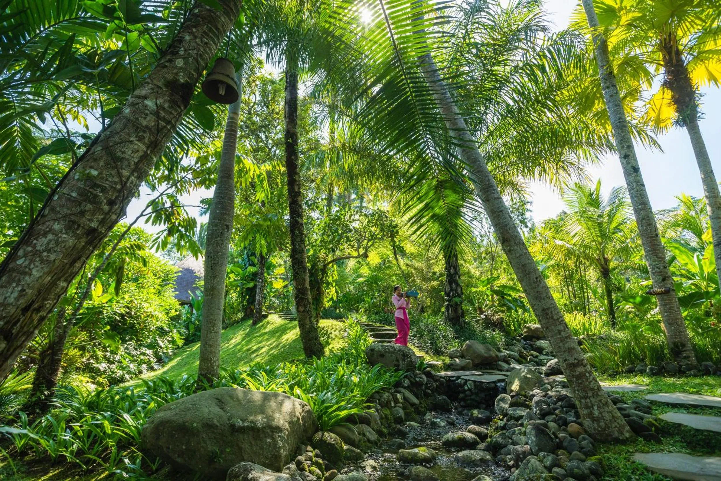 Garden view in Adiwana Dara Ayu Villas