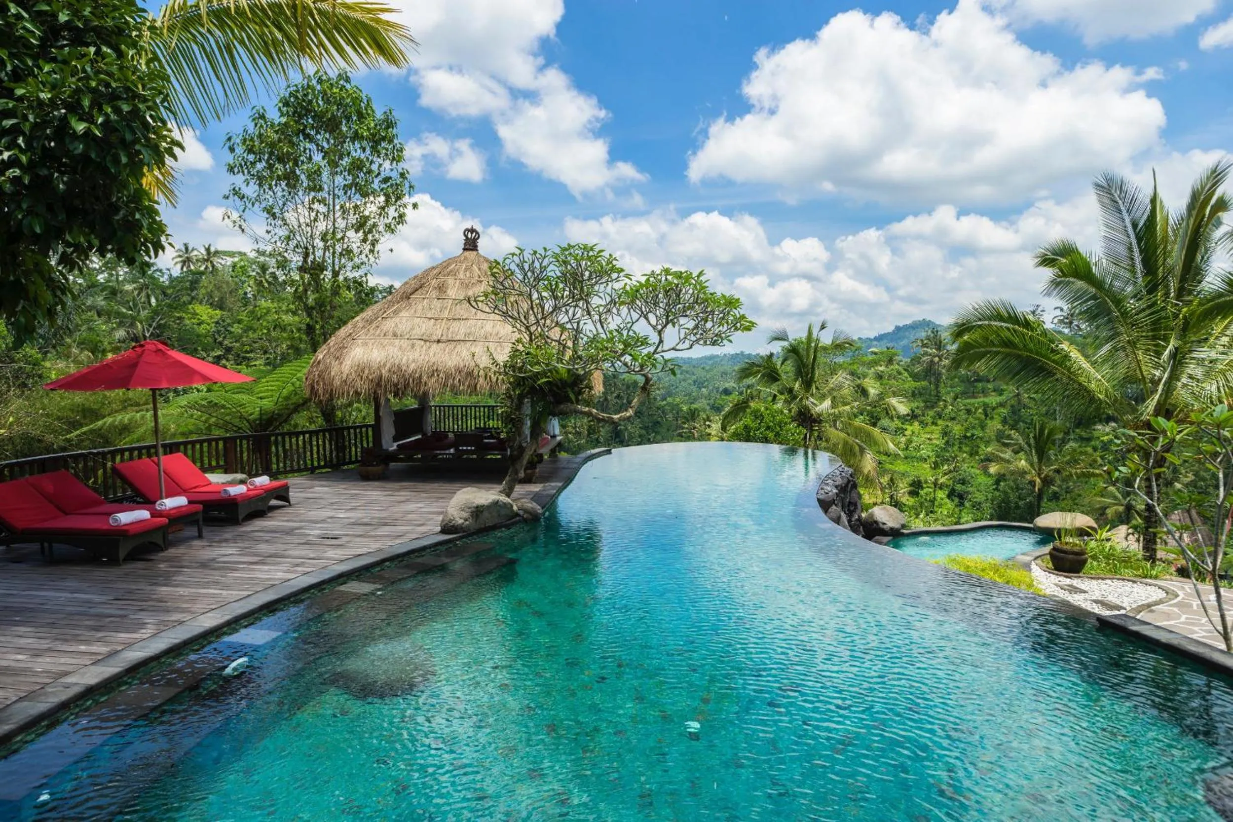 Pool view in Adiwana Dara Ayu Villas