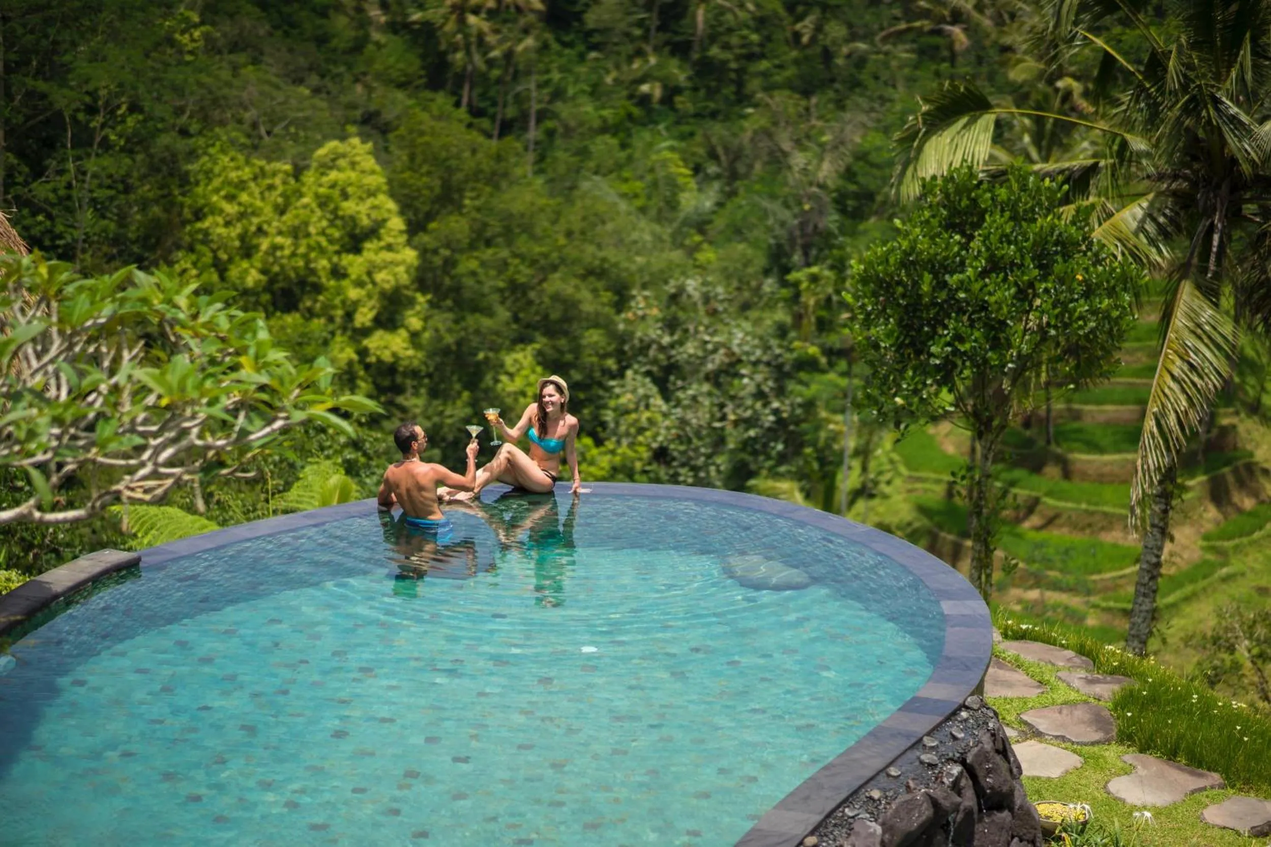 Pool view in Adiwana Dara Ayu Villas