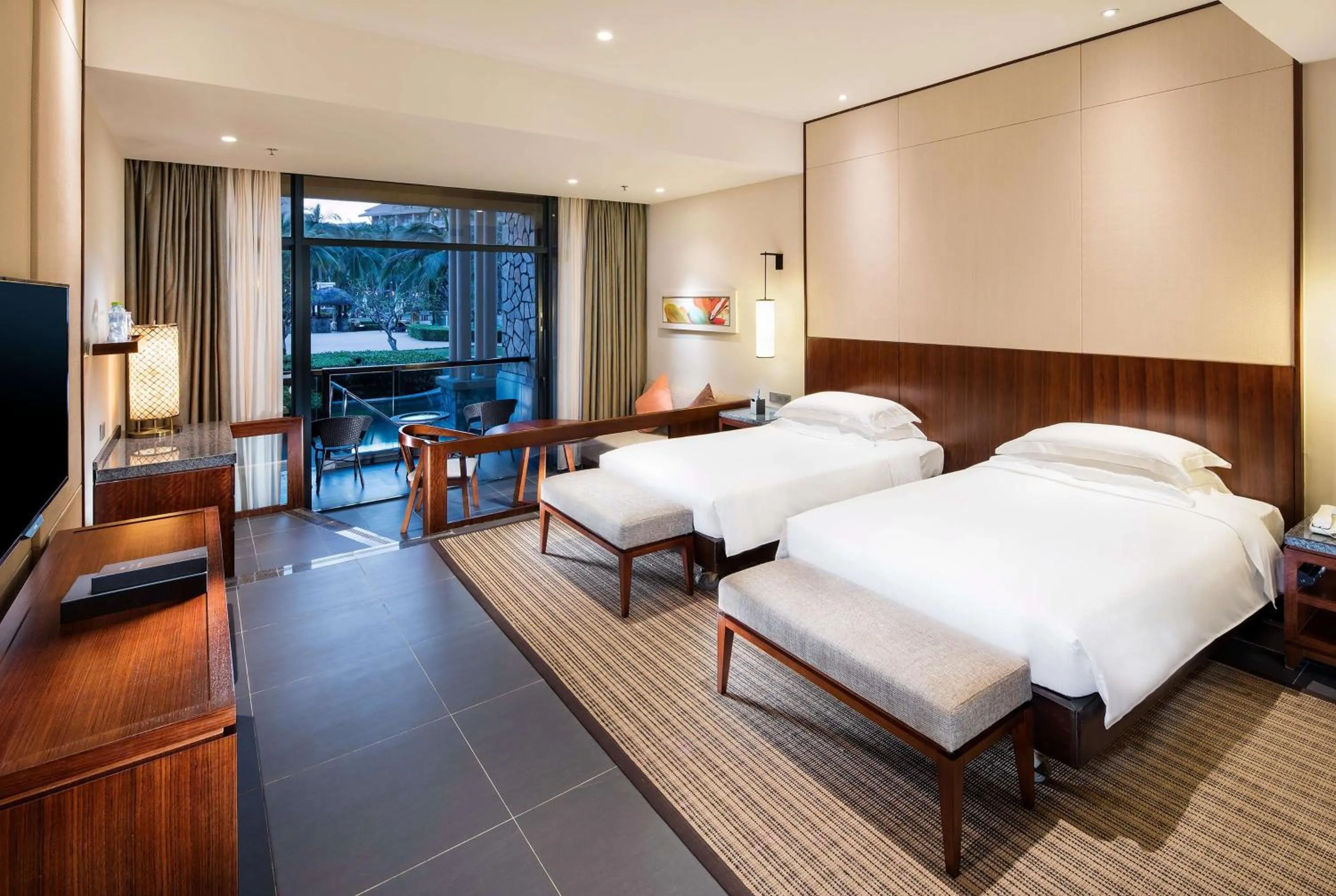 Bedroom, Bed in Hilton Sanya Yalong Bay Resort & Spa