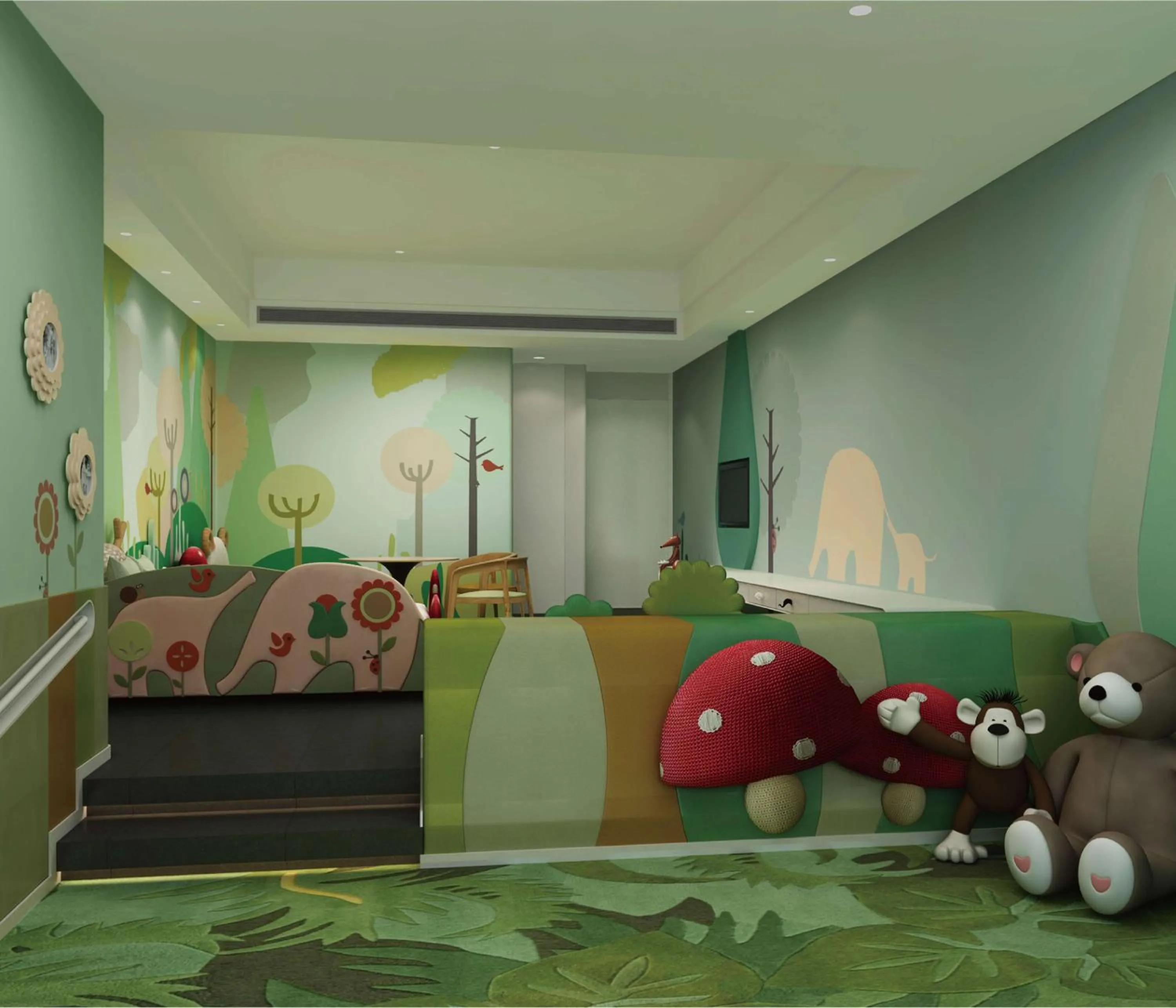 Bed in Hilton Sanya Yalong Bay Resort & Spa