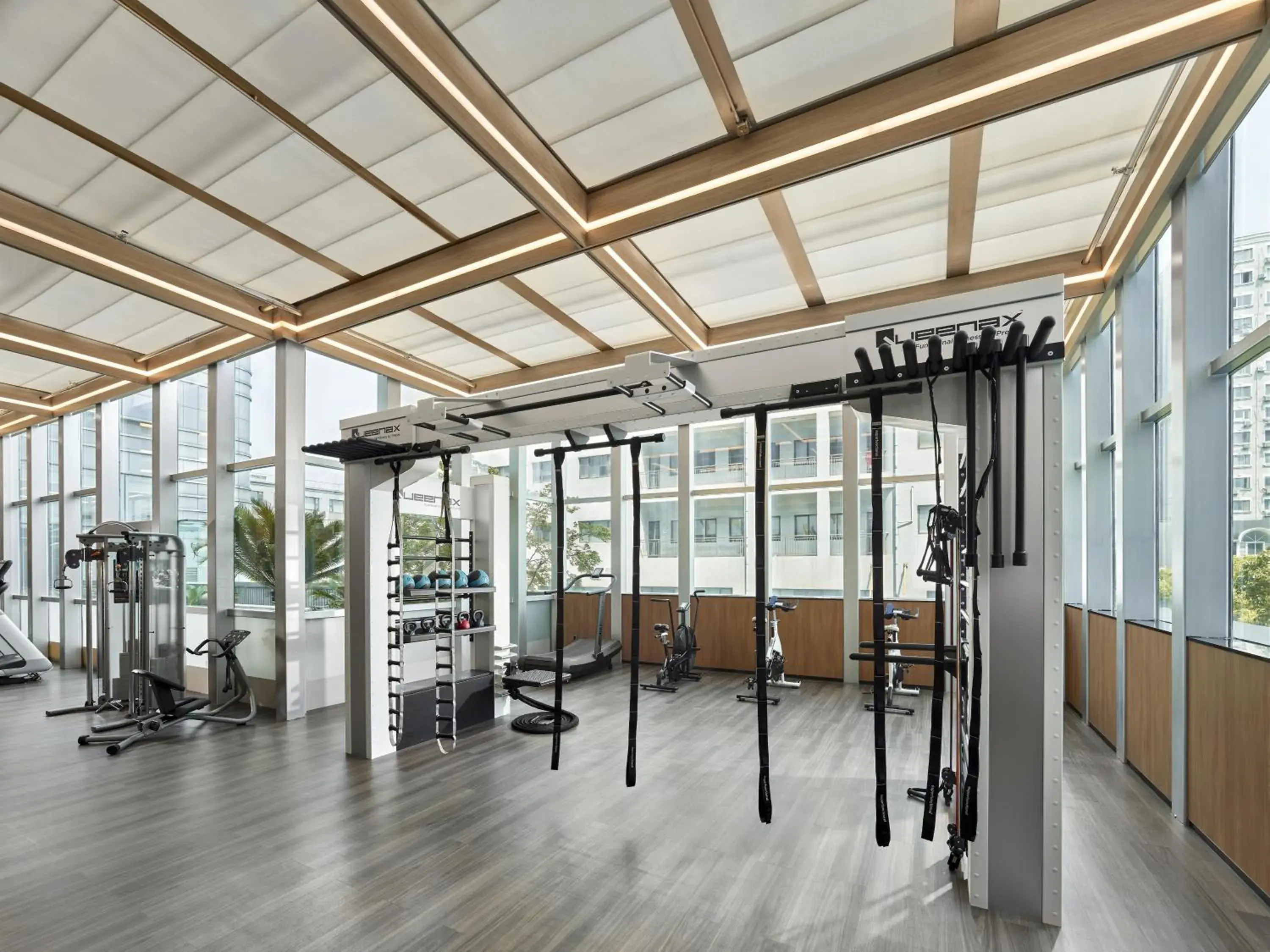 Fitness centre/facilities in Hilton Shanghai Hongqiao Fitness centre/facilities in Hilton Shanghai Hongqiao