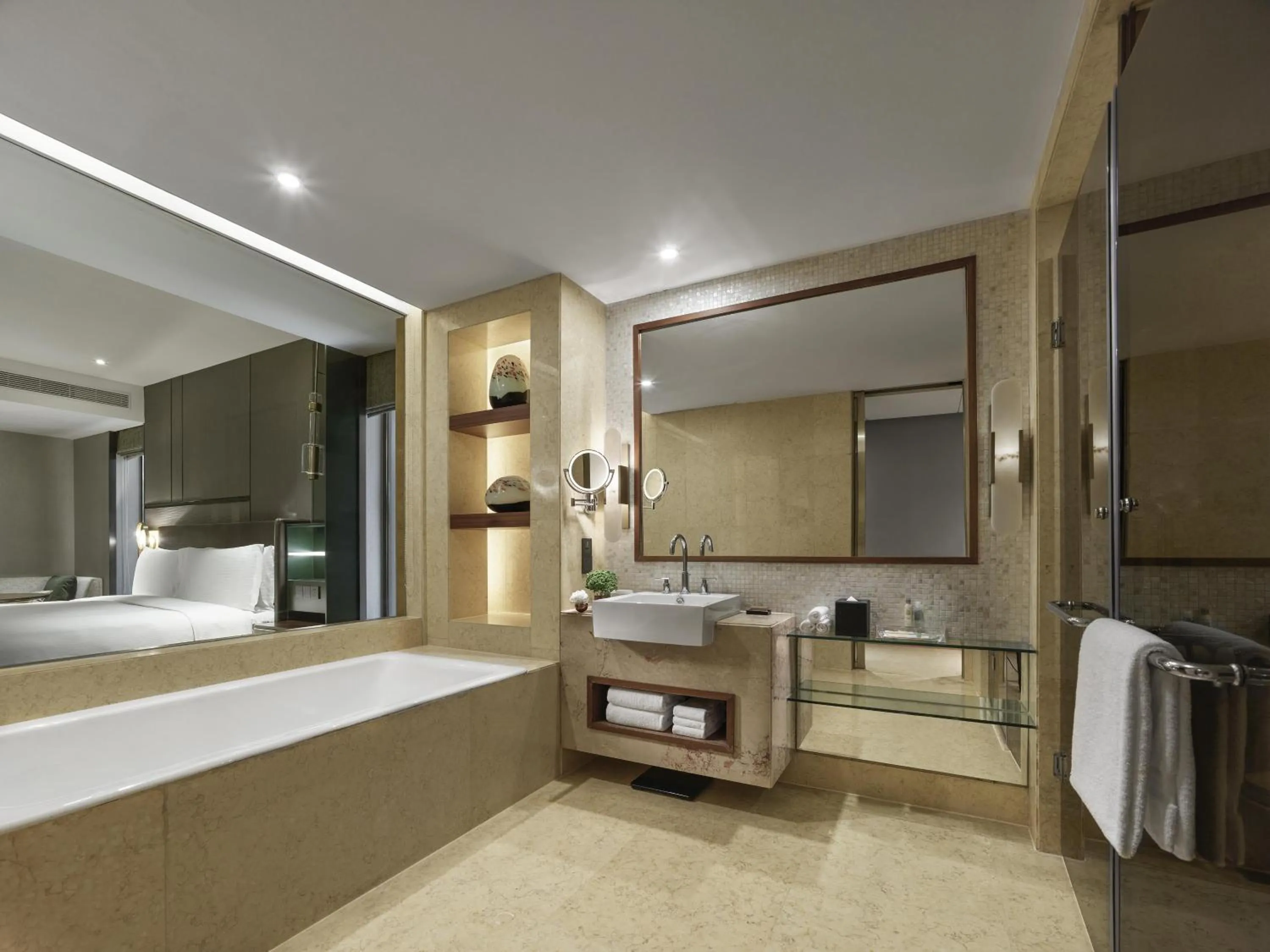 Bathroom in Hilton Shanghai Hongqiao