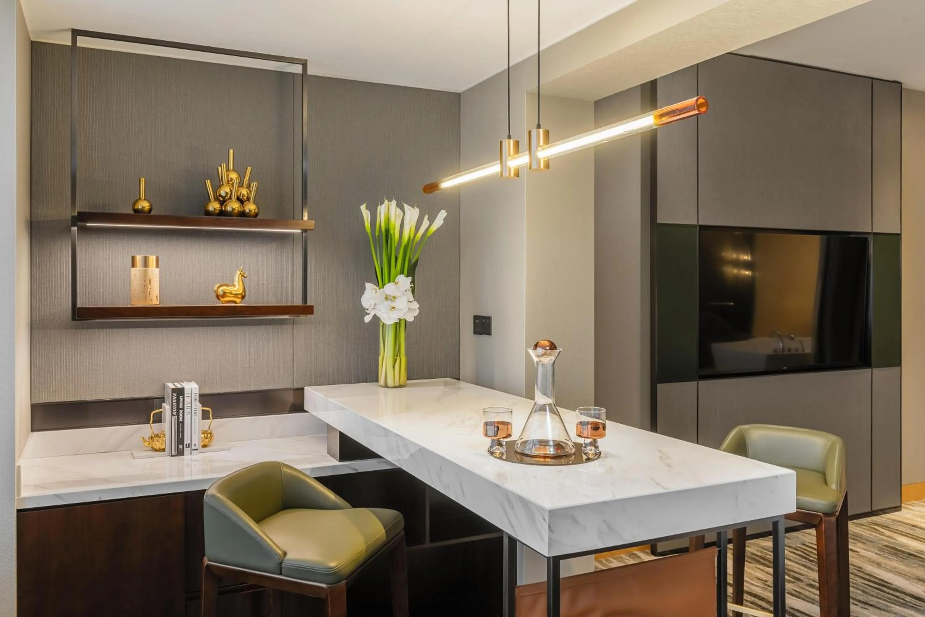 Kitchen or kitchenette in Hilton Shanghai Hongqiao