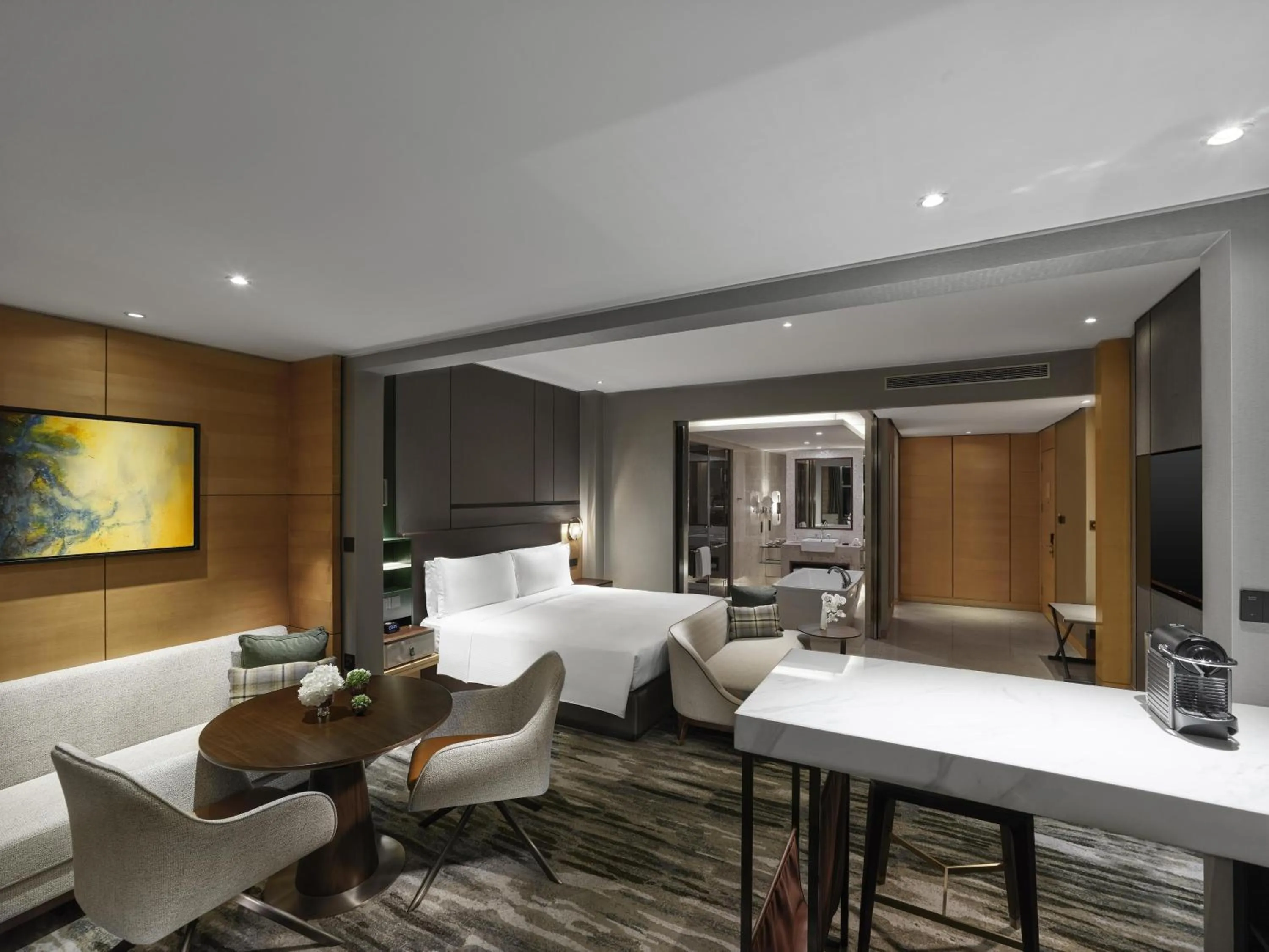 Living room in Hilton Shanghai Hongqiao