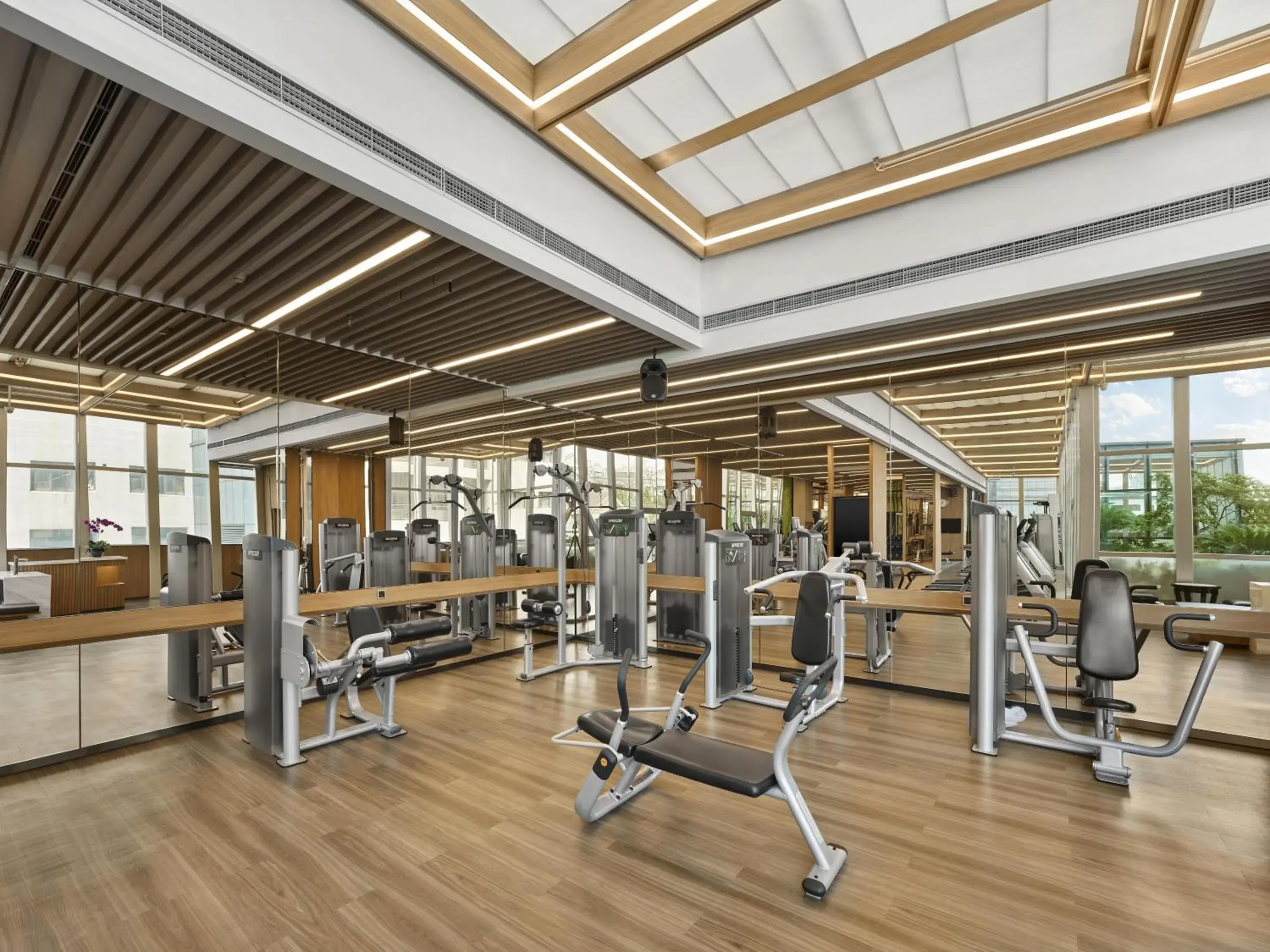 Fitness centre/facilities in Hilton Shanghai Hongqiao Fitness centre/facilities in Hilton Shanghai Hongqiao