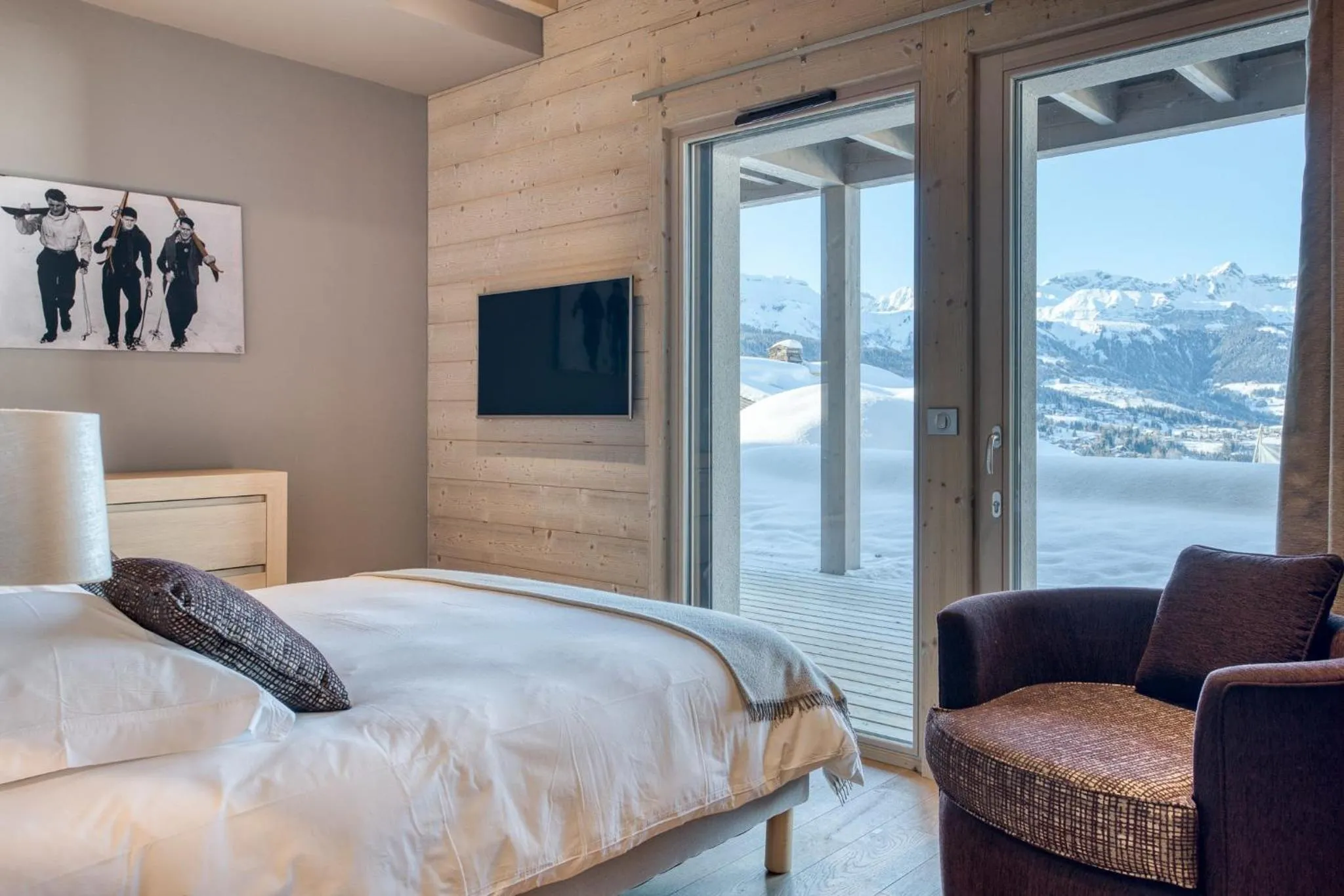 Bed in Chalet Intages