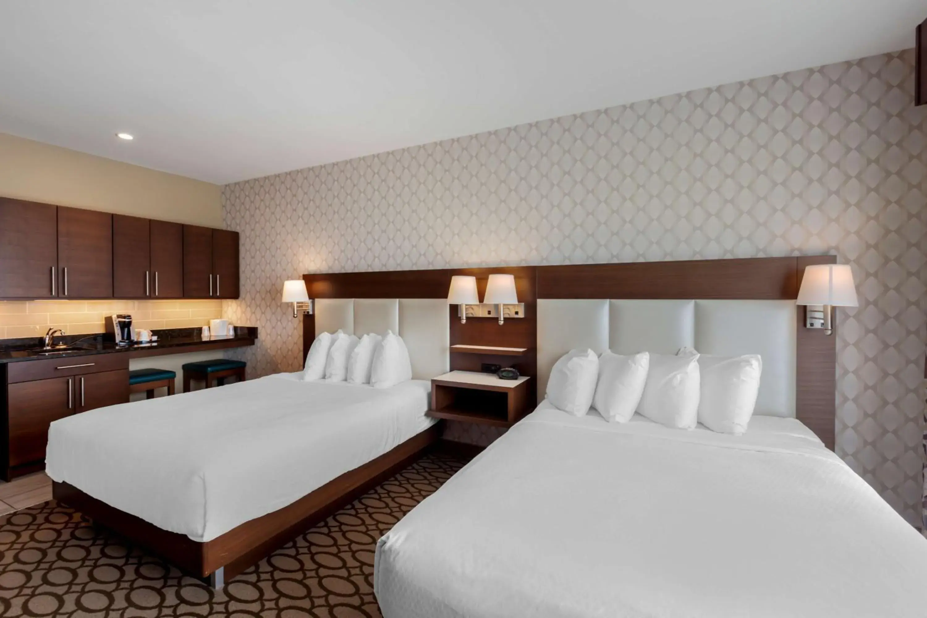 Queen Room with Two Queen Beds with Kitchenette- Non-Smoking in Best Western Plus St. John's Airport Hotel and Suites Queen Room with Two Queen Beds with Kitchenette- Non-Smoking in Best Western Plus St. John's Airport Hotel and Suites