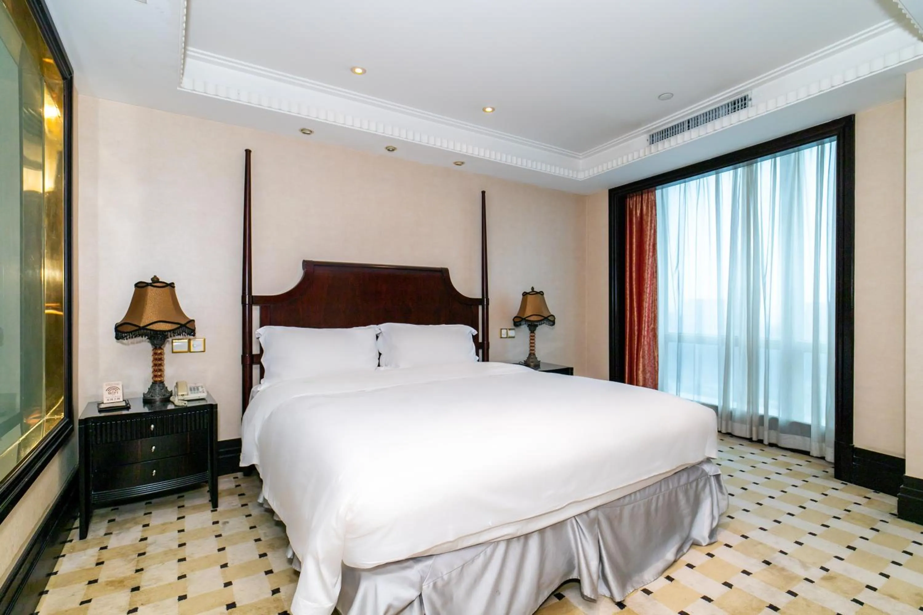 Bed in Royal Mediterranean Hotel