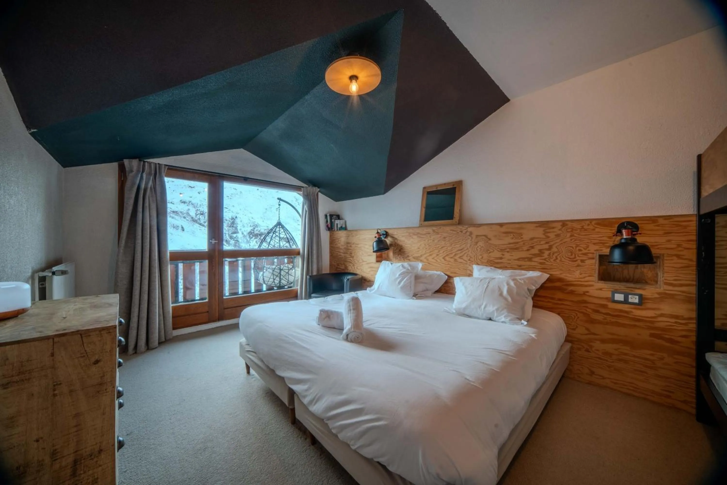 Bedroom, Bed in ho36 Les Menuires