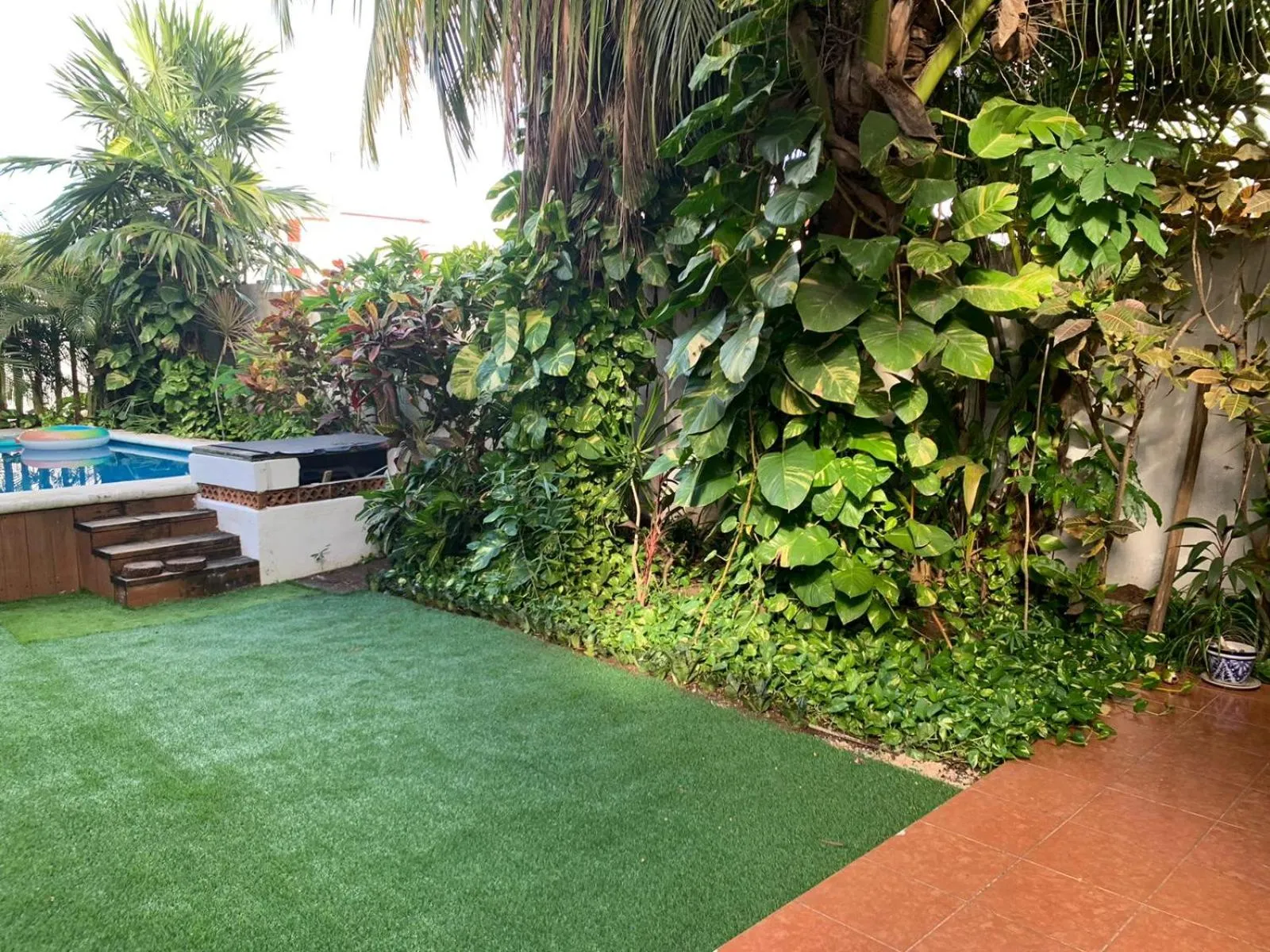 Garden view in Casa Nona Azul