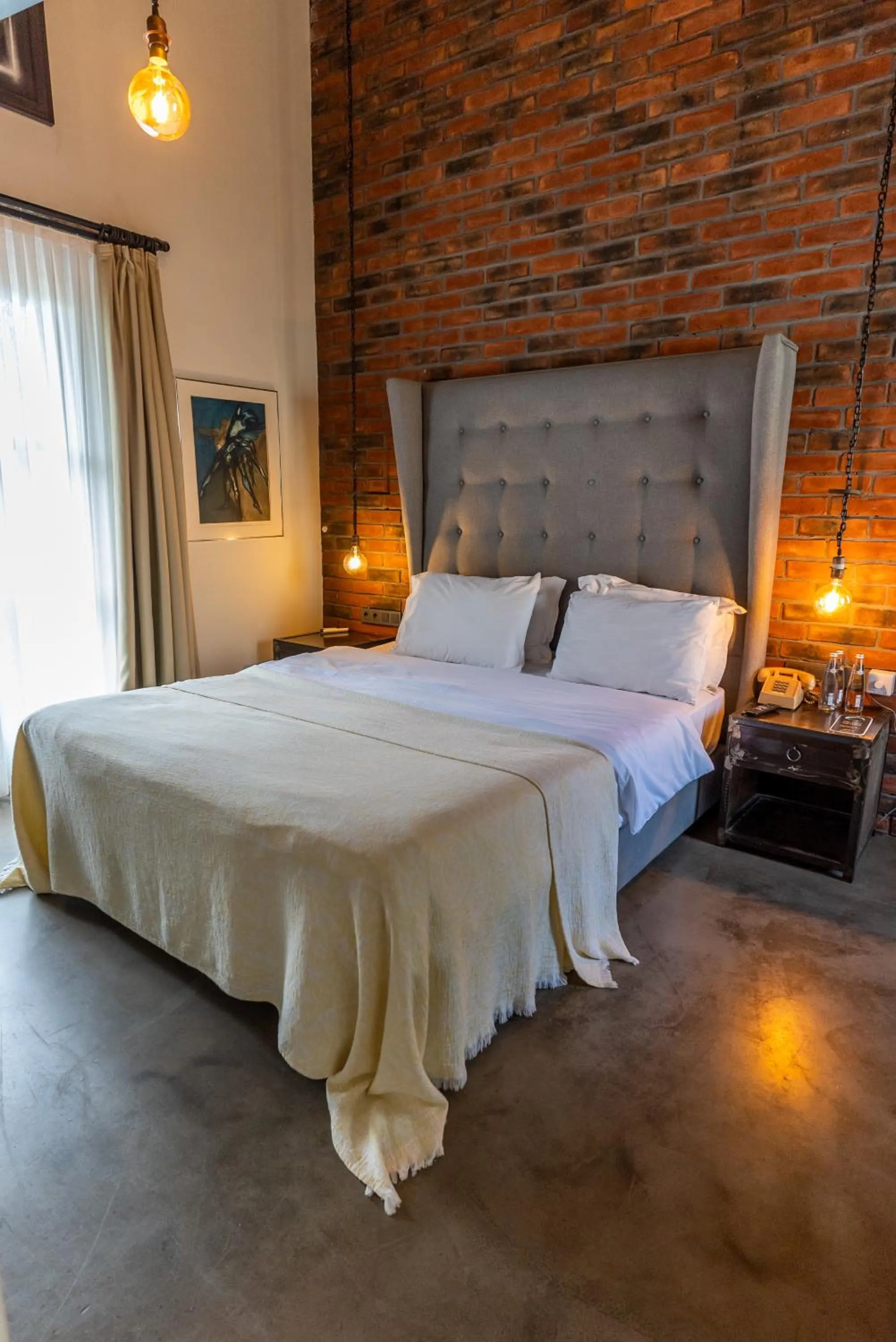 Bed in Hotel Pop Alaçatı