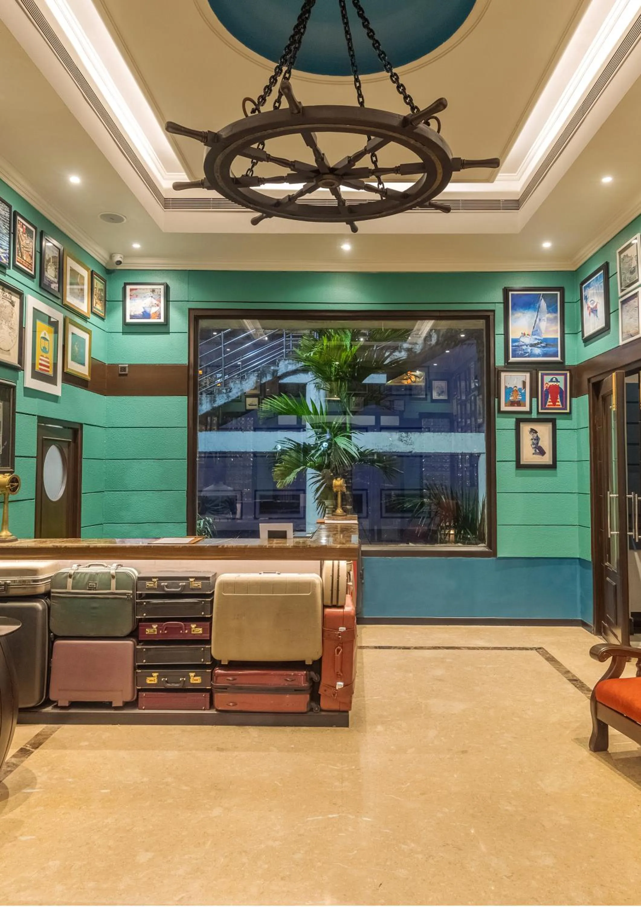 Lobby or reception in Polo Floatel Kolkata