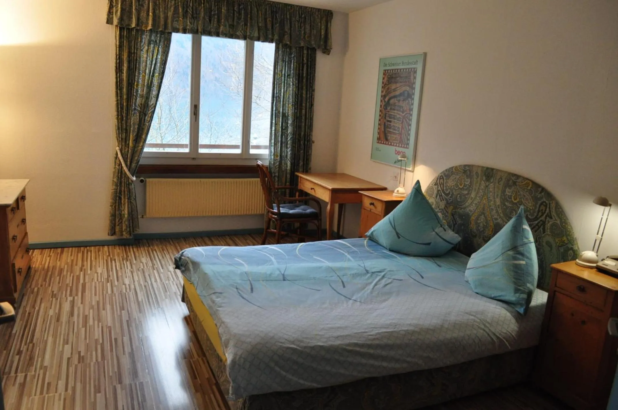 Bed in Seehotel Bären