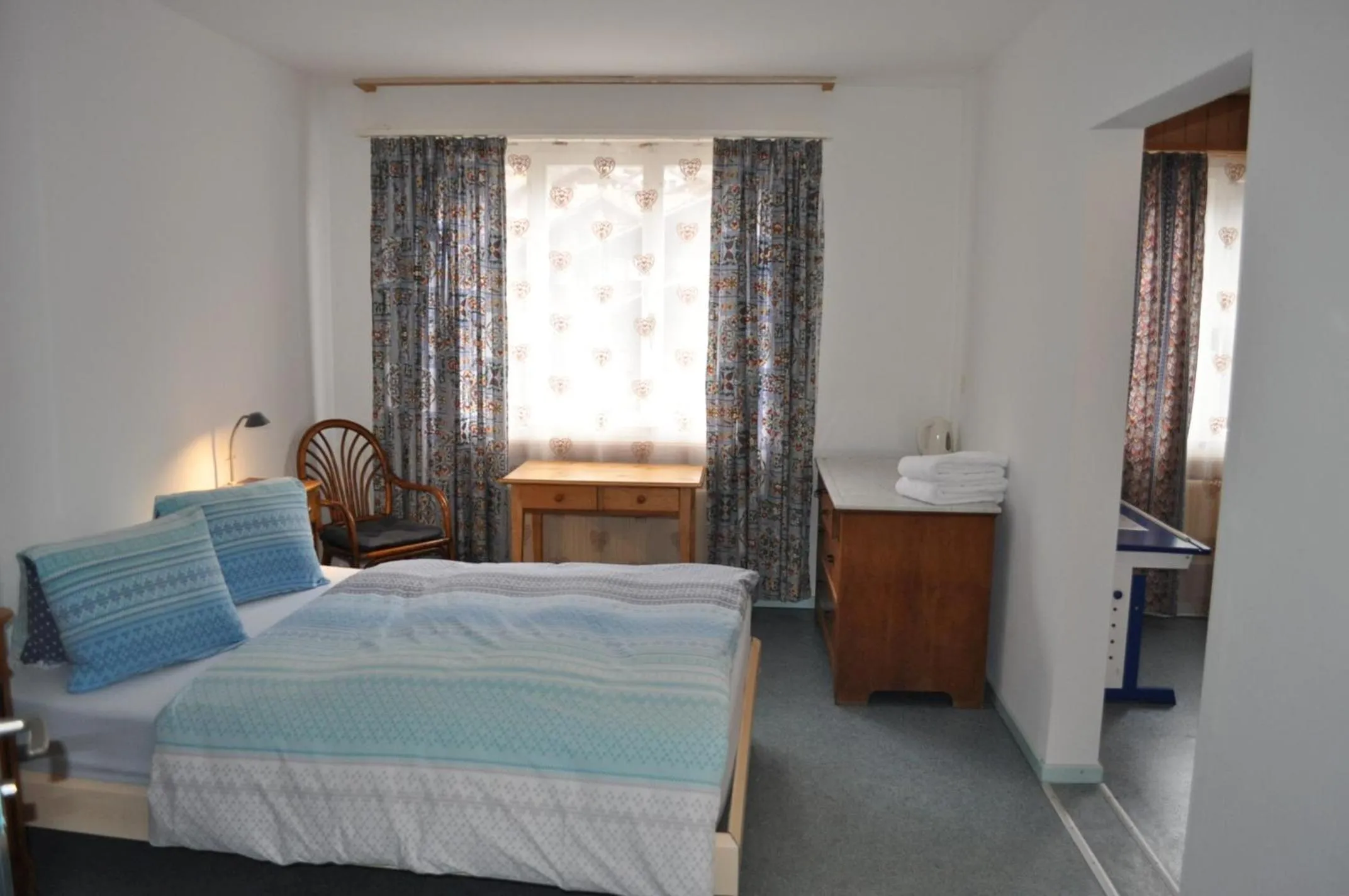 Bed in Seehotel Bären