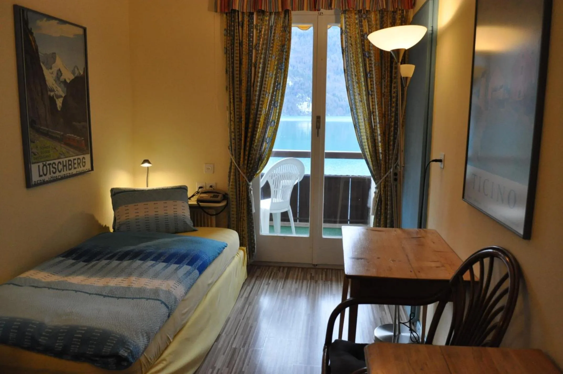 Bed in Seehotel Bären