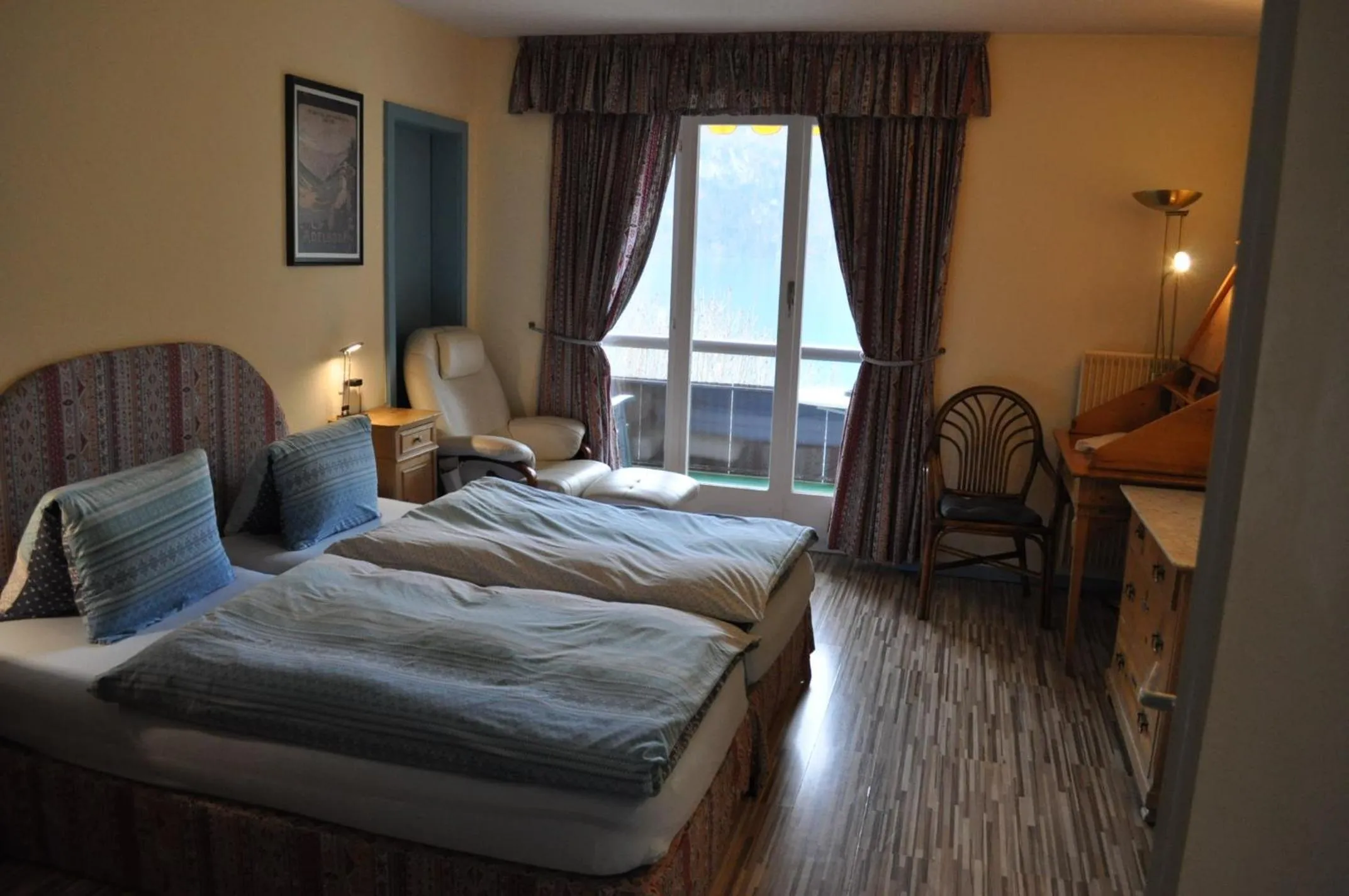 Bed in Seehotel Bären