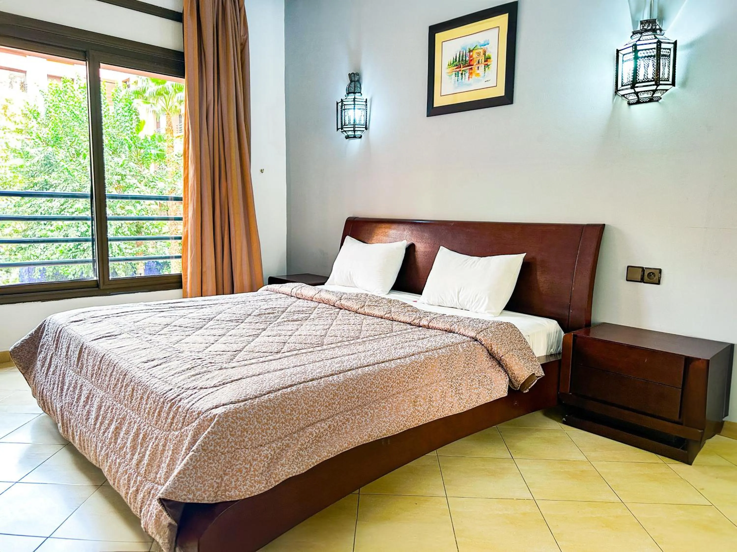 Bed in Mogador Menzah Appart Hôtel