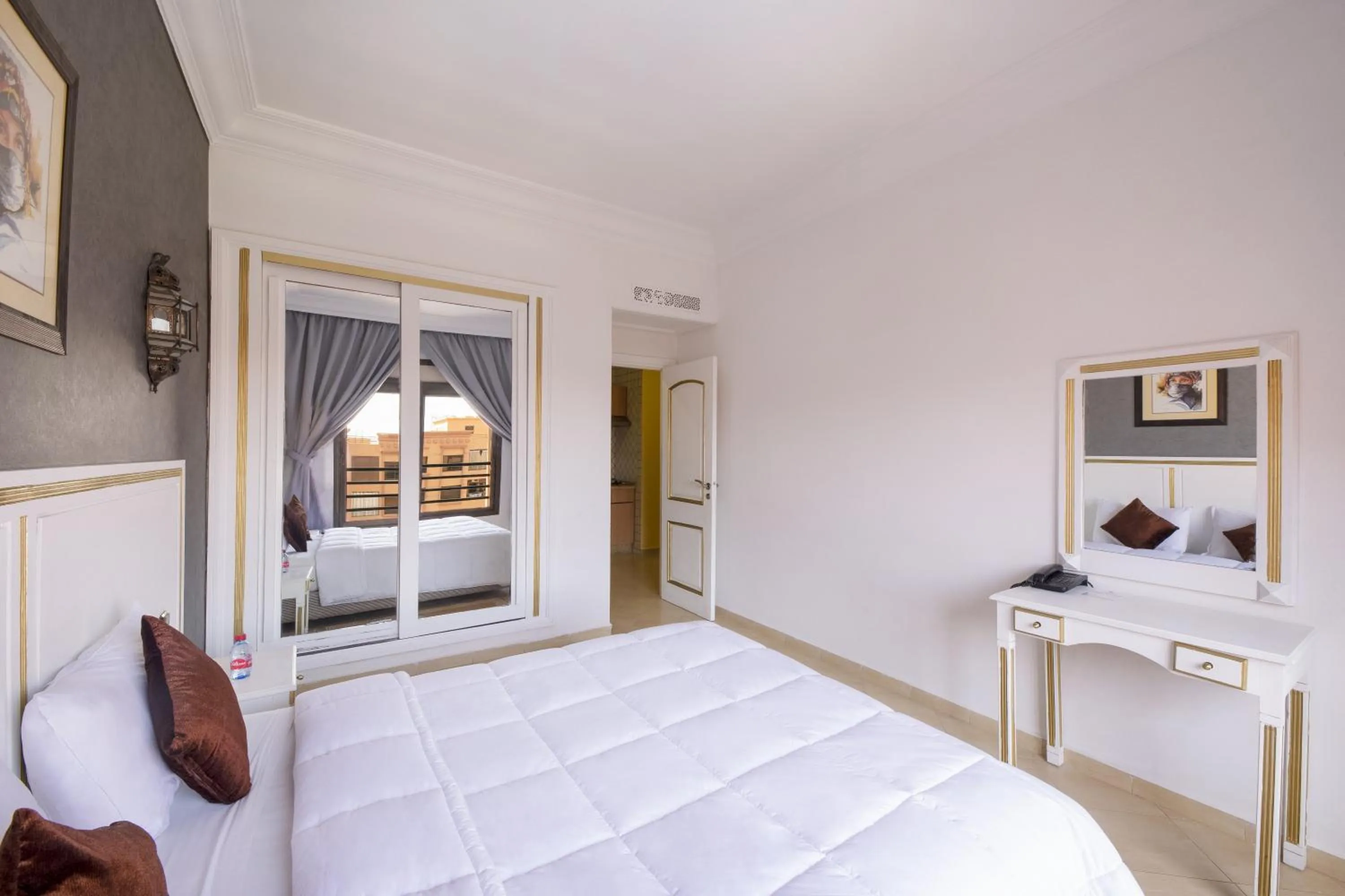 Bed in Mogador Menzah Appart Hôtel