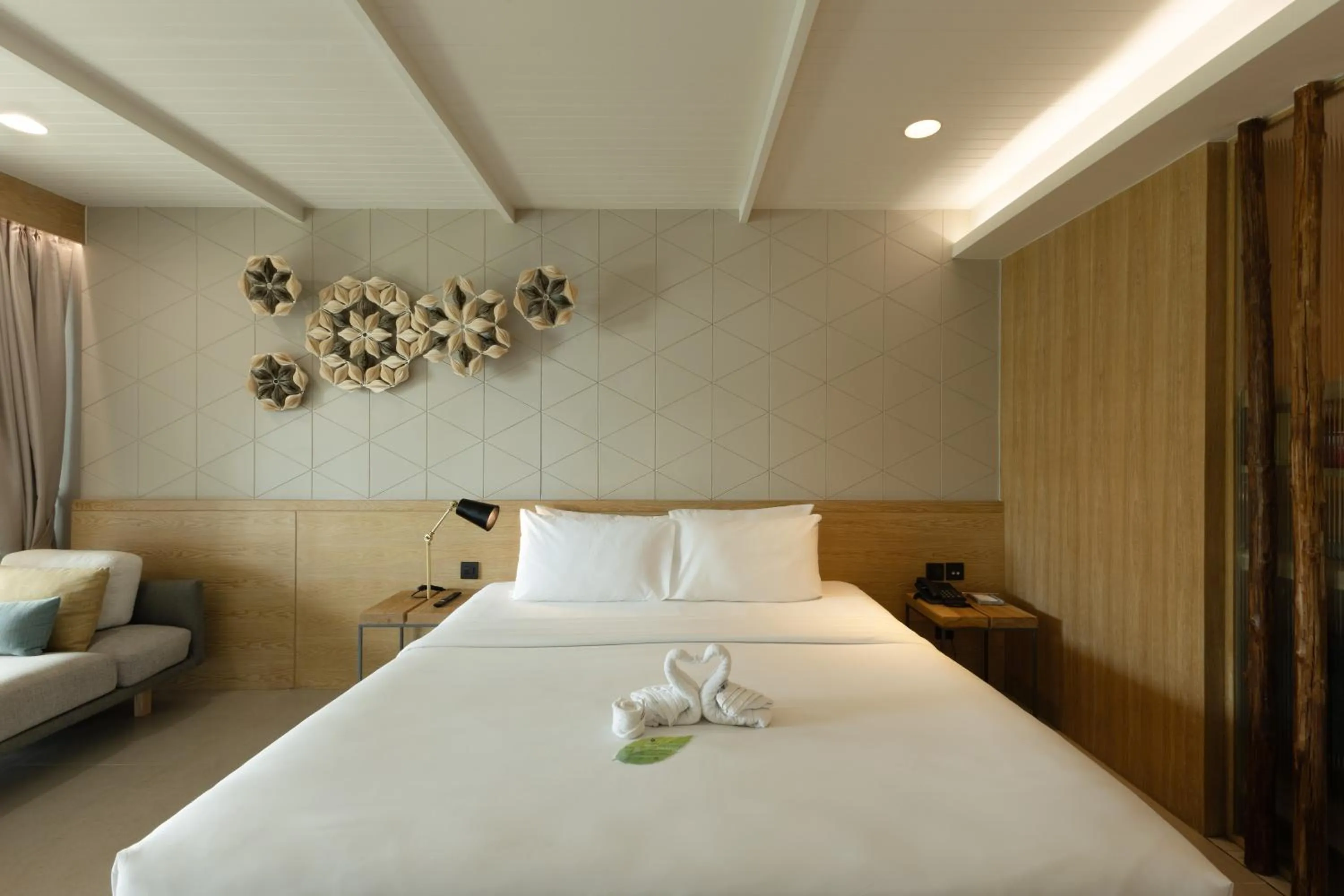 Bed in Andaman Cannacia Resort & Spa - SHA Extra Plus
