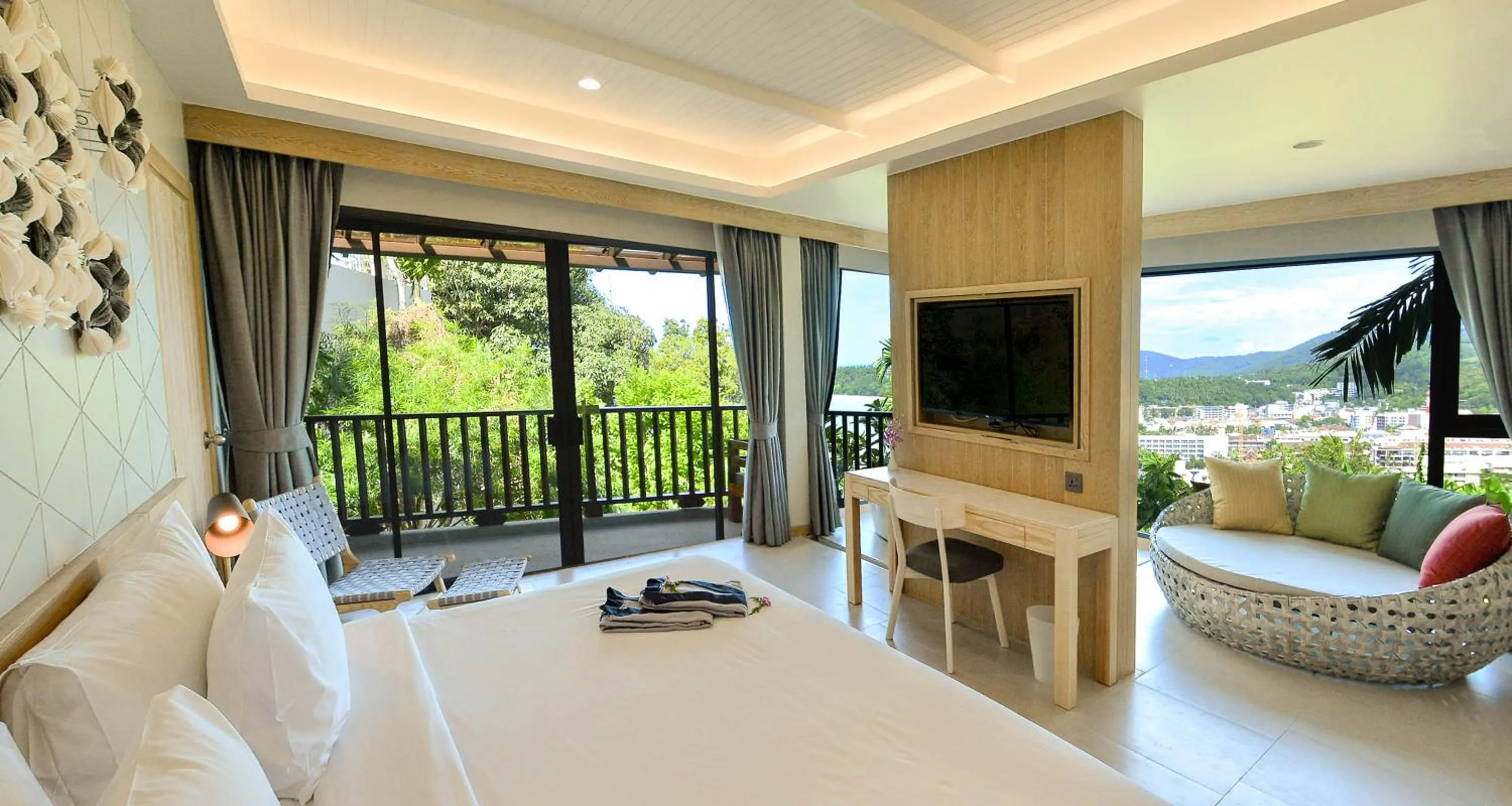 Bed in Andaman Cannacia Resort & Spa - SHA Extra Plus