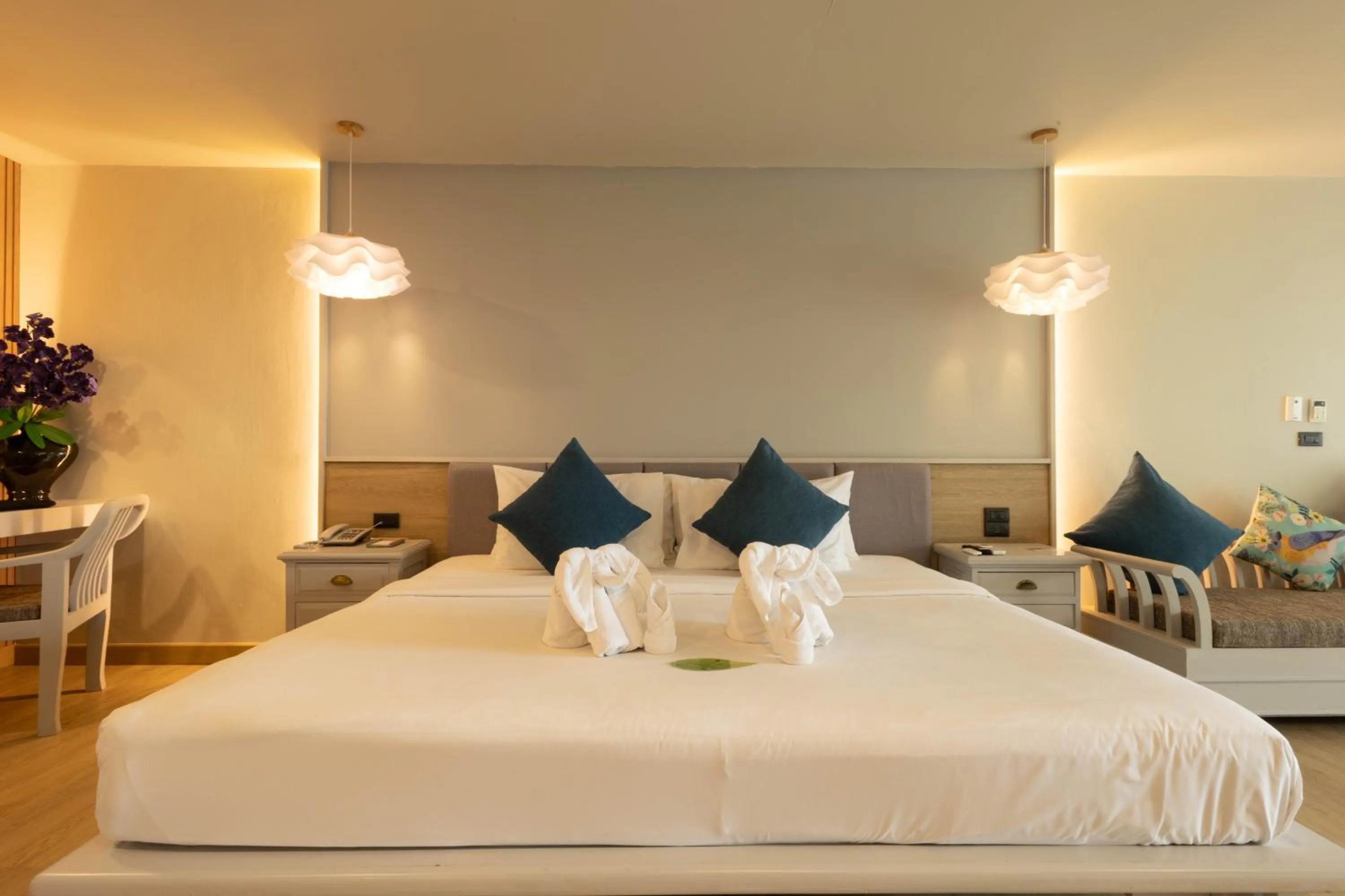 Bed in Andaman Cannacia Resort & Spa - SHA Extra Plus