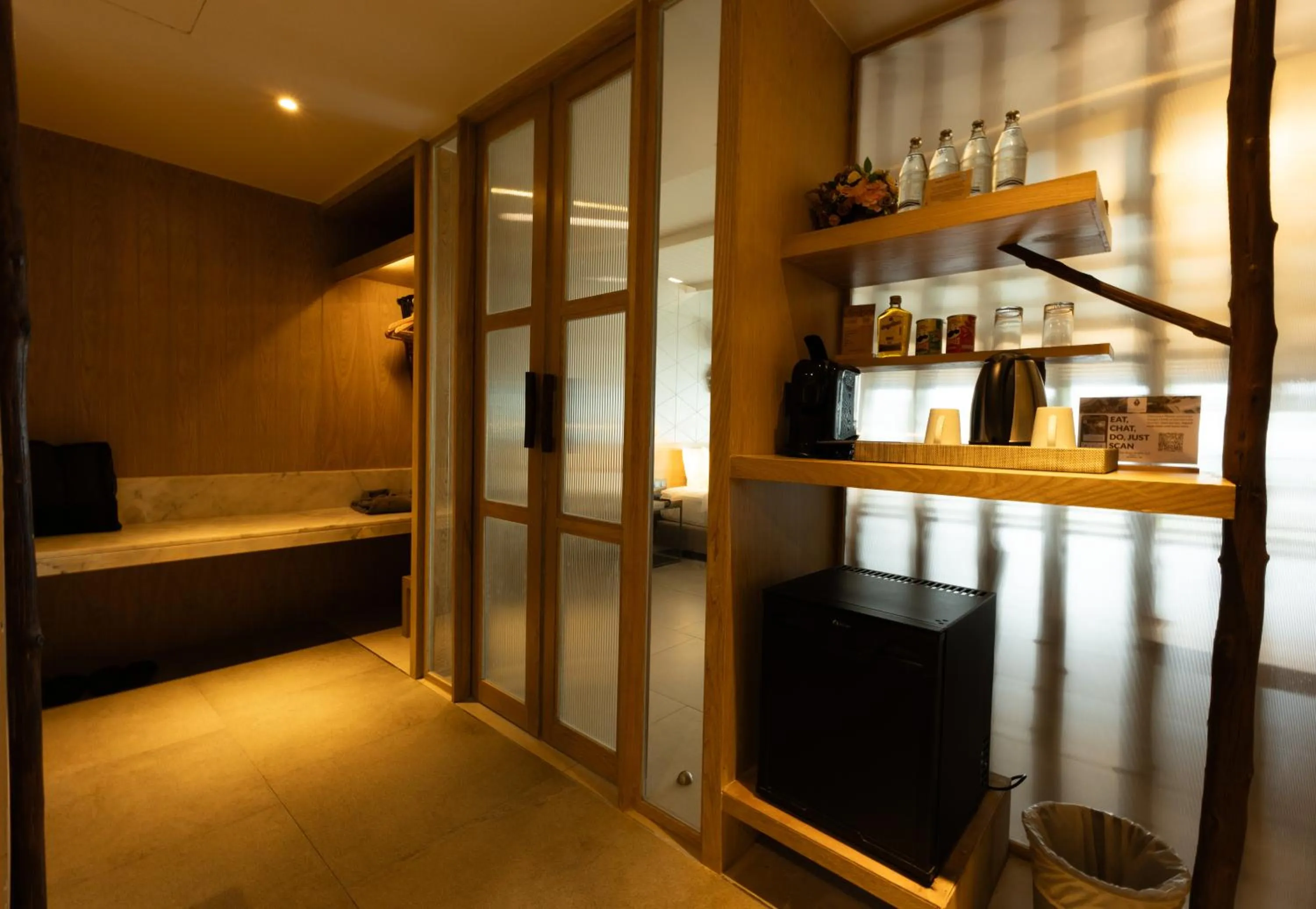minibar, Bed in Andaman Cannacia Resort & Spa - SHA Extra Plus