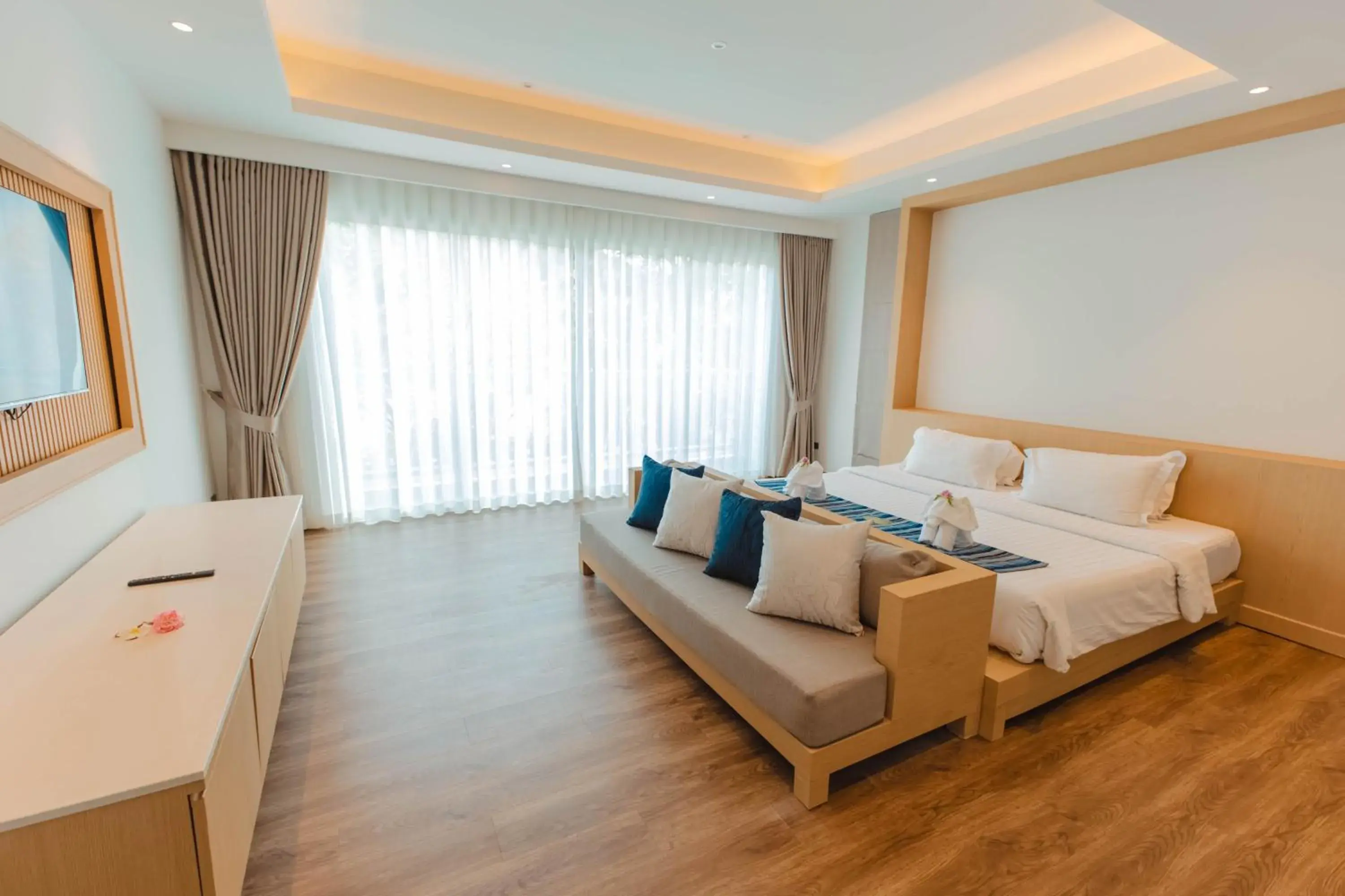 Property building, Bed in Peach Blossom Resort & Pool Villa - SHA Plus Property building, Bed in Peach Blossom Resort & Pool Villa - SHA Plus