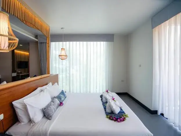 Bed in Peach Blossom Resort & Pool Villa - SHA Plus Bed in Peach Blossom Resort & Pool Villa - SHA Plus