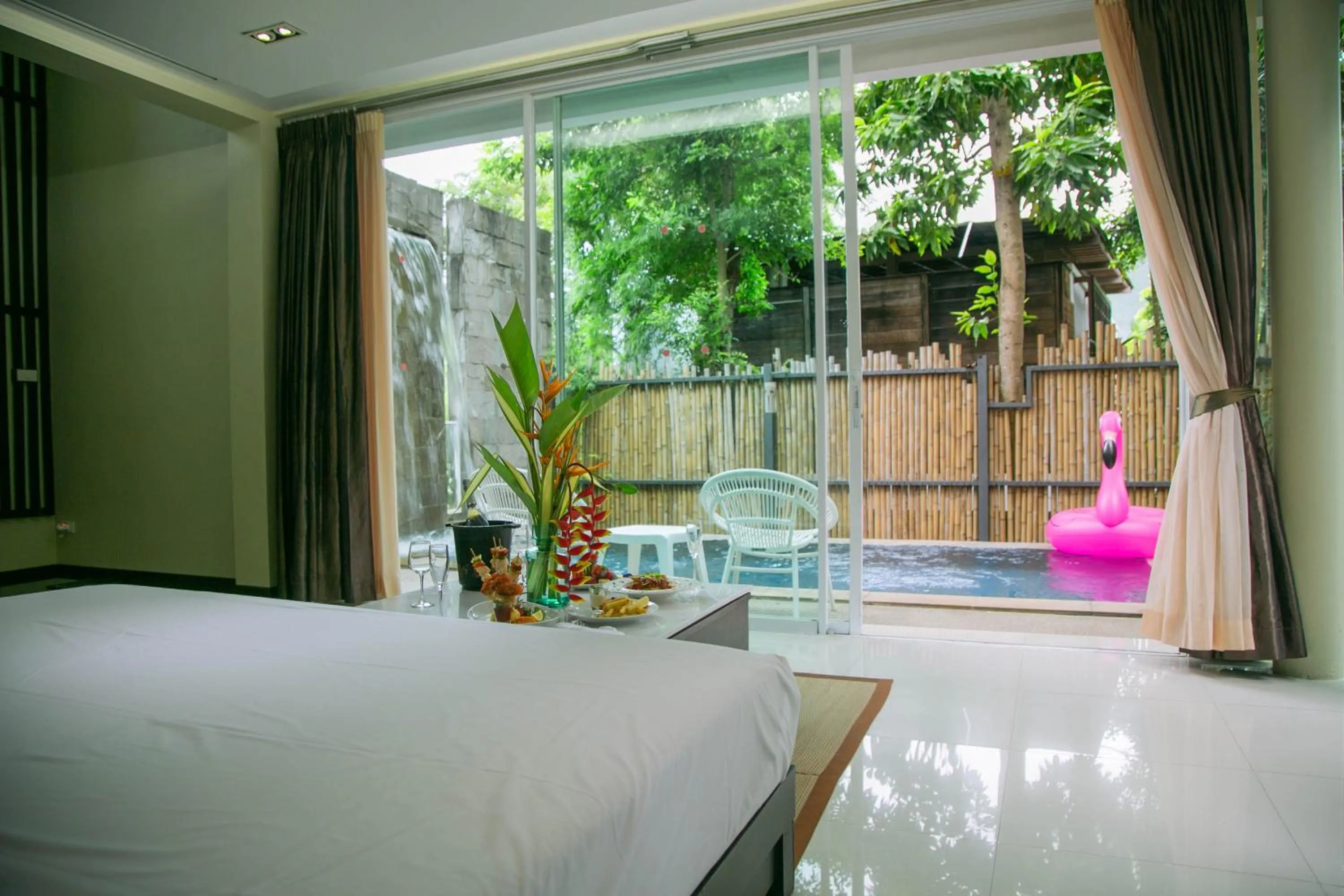 room service, Bed in Peach Blossom Resort & Pool Villa - SHA Plus