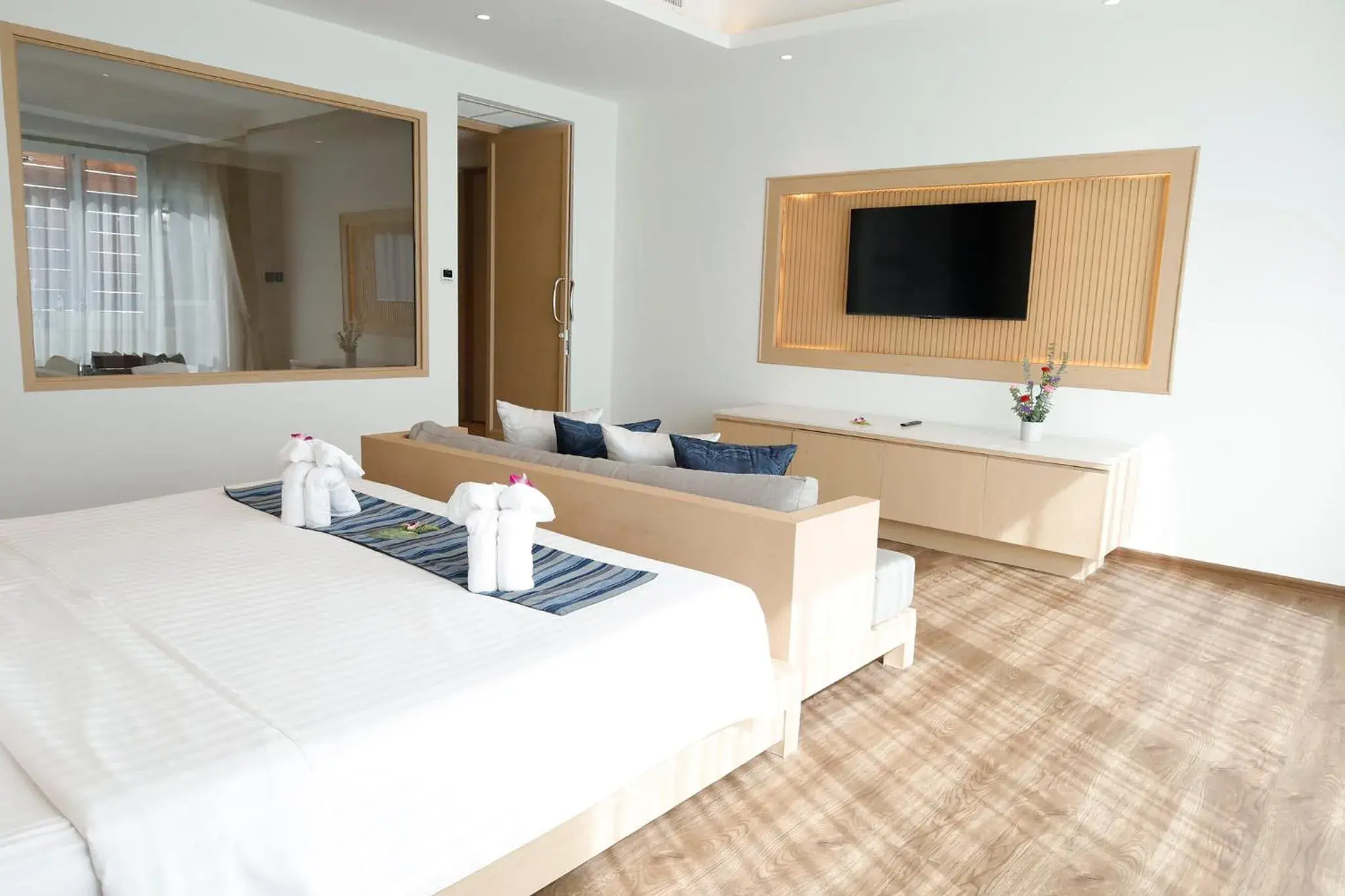 Property building, Bed in Peach Blossom Resort & Pool Villa - SHA Plus Property building, Bed in Peach Blossom Resort & Pool Villa - SHA Plus