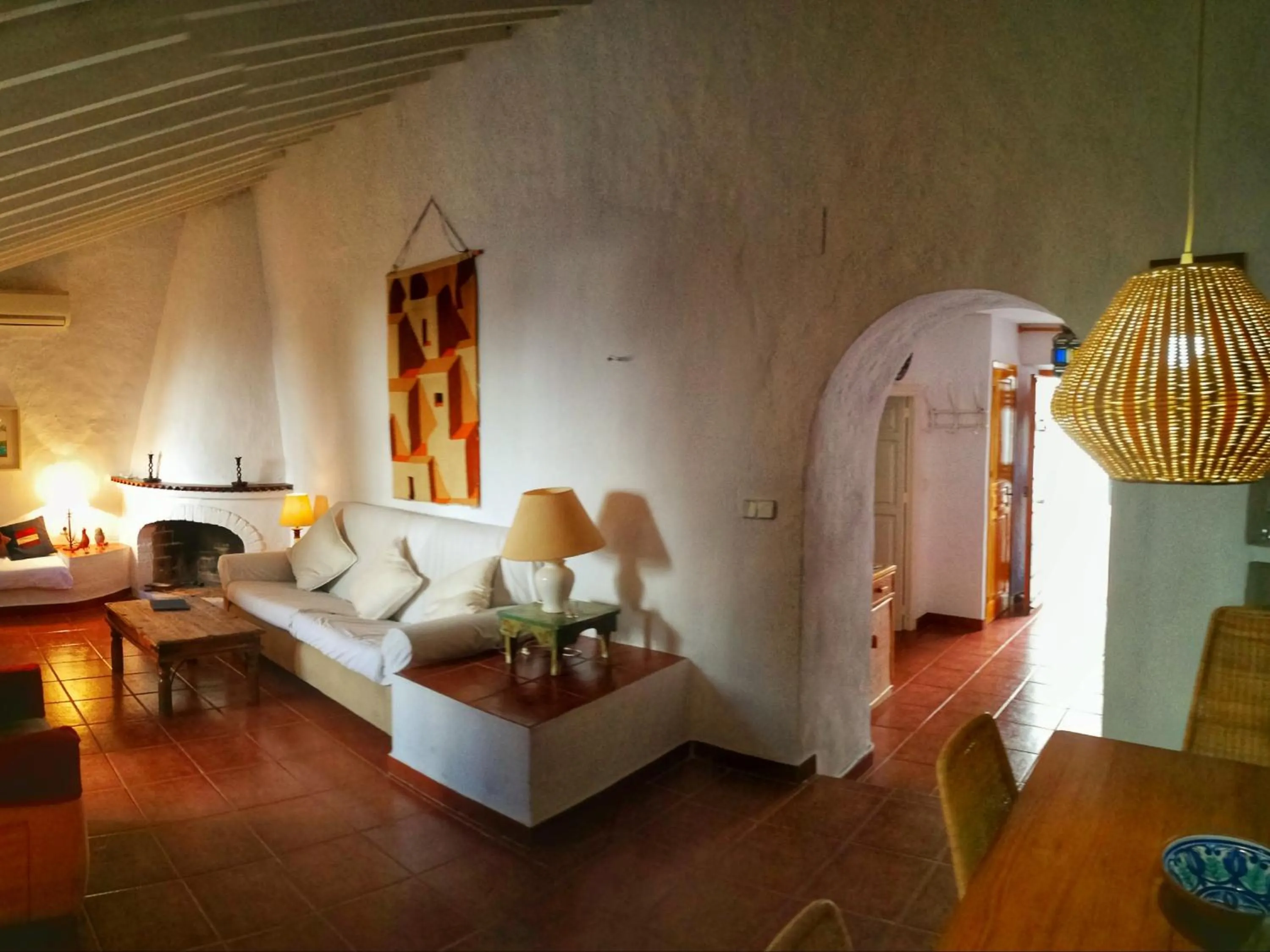 Living room, Bed in Casa Jazmin Carabeo