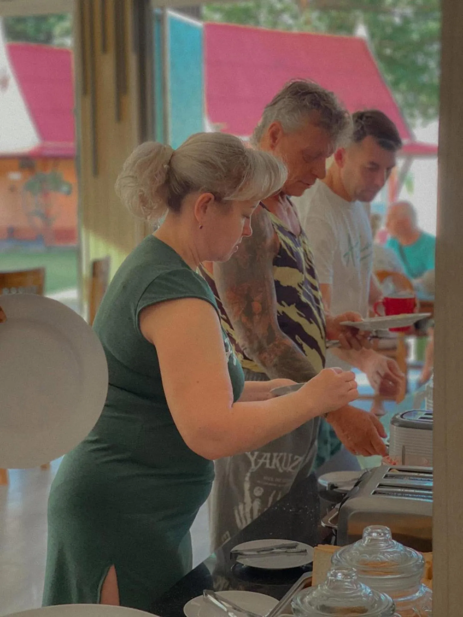 Breakfast in Kaibae Hut Resort