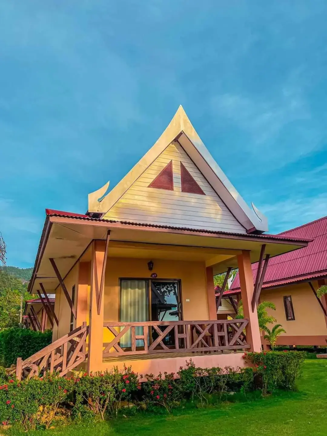 Property building in Kaibae Hut Resort Property building in Kaibae Hut Resort